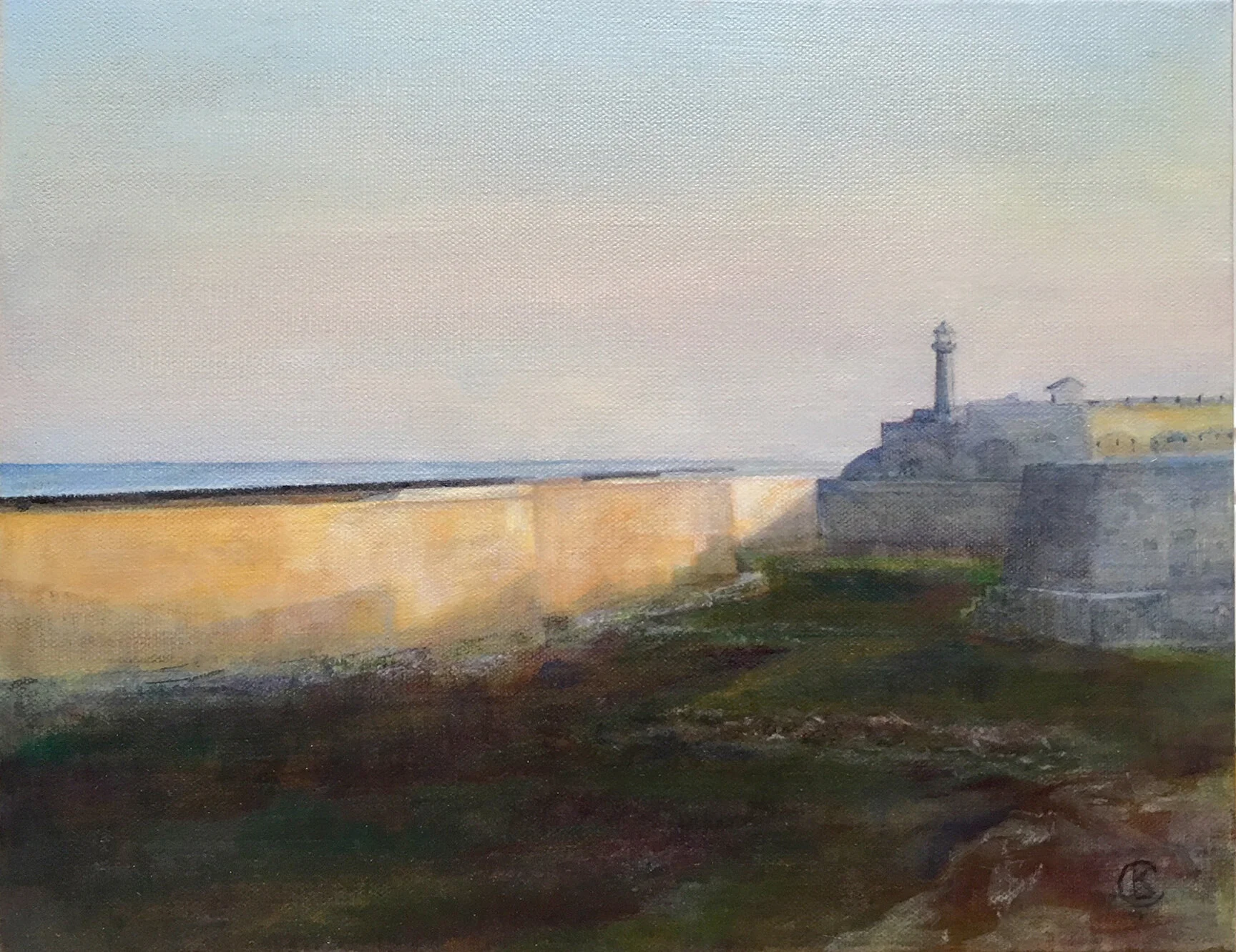 EL MORRO,  acrylic on canvas 11" x 14"  gallery wrapped  $475
