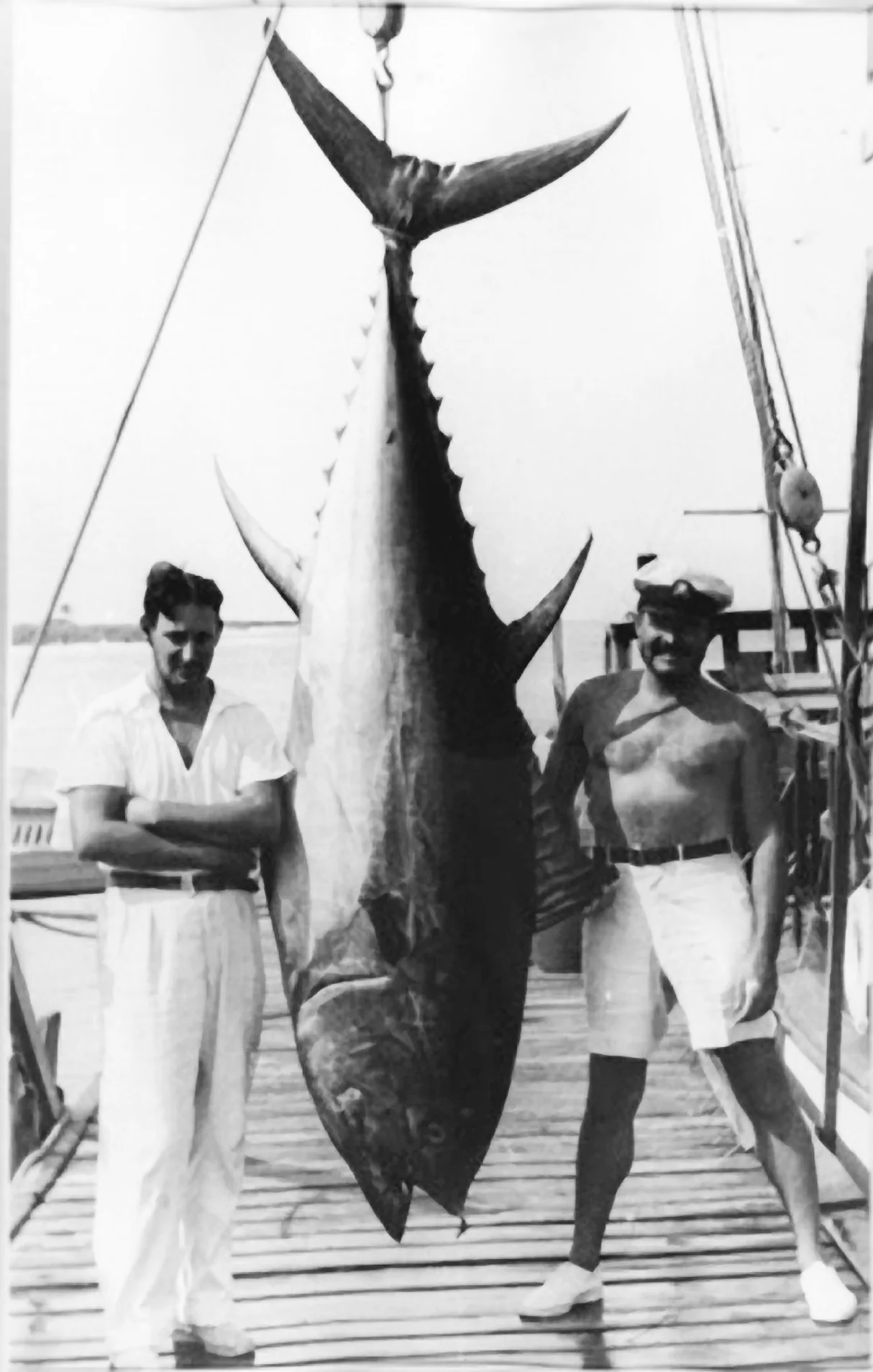 Charles H. Baker, Jr. and Ernest Hemingway, circa 1935, Bahamas