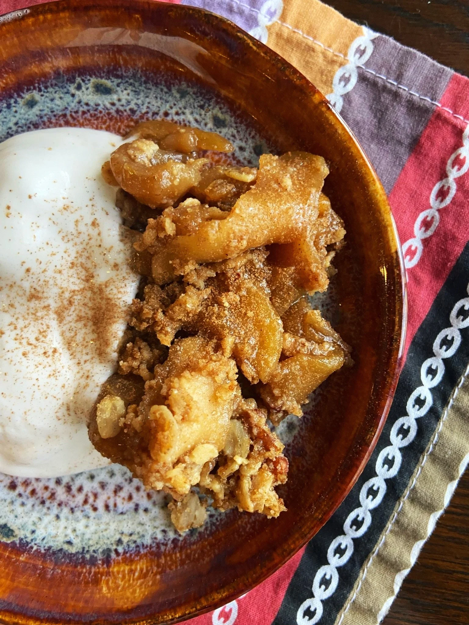 Happy Hormone Apple Crisp