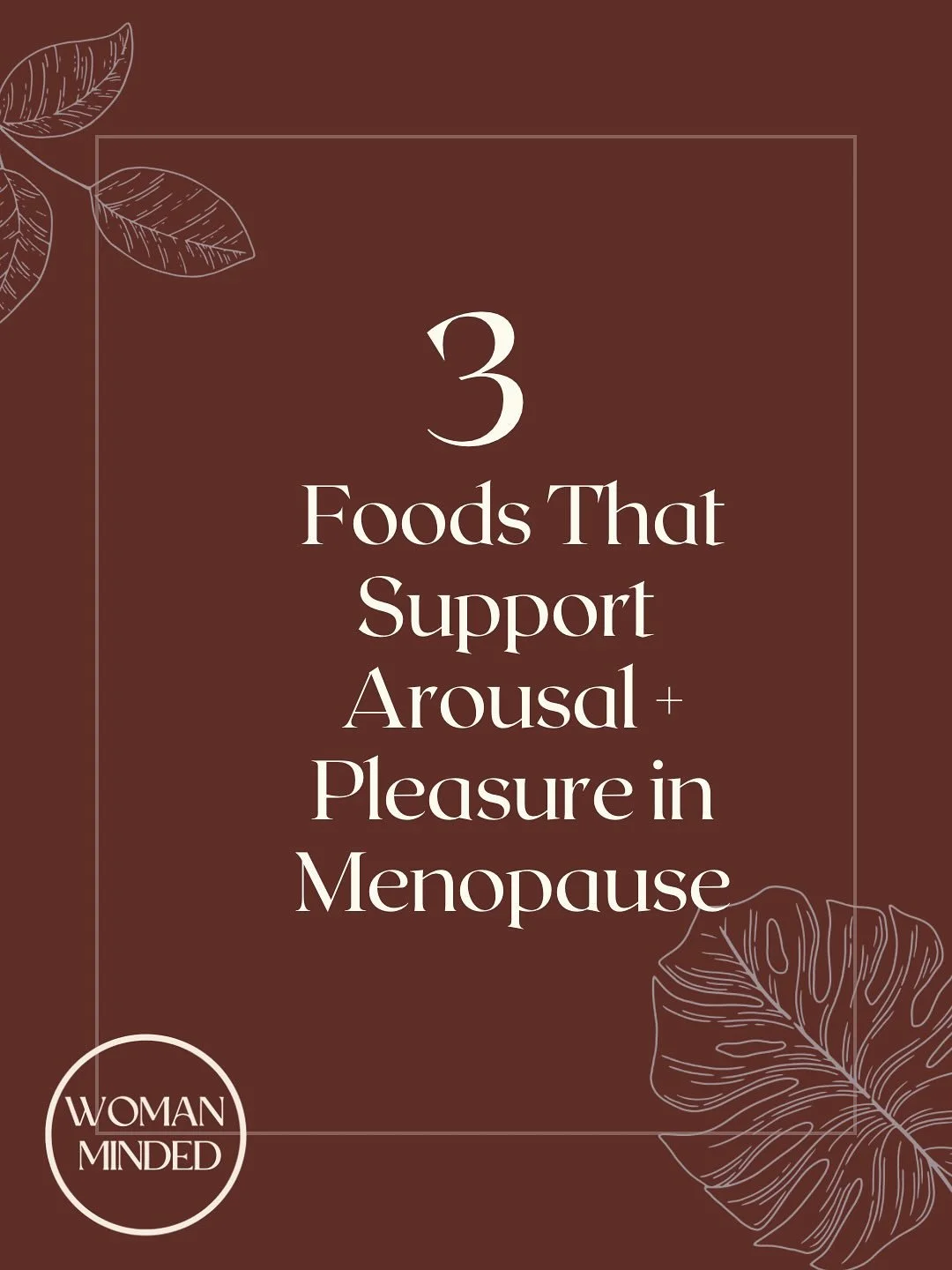 Menopause isn&rsquo;t the end of pleasure&mdash;it&rsquo;s an invitation to rediscover it. ✨

What you eat can directly support your energy, circulation, hormone balance, and yes&hellip; your capacity for pleasure.

Think:
🍓 Juicy berries for blood 