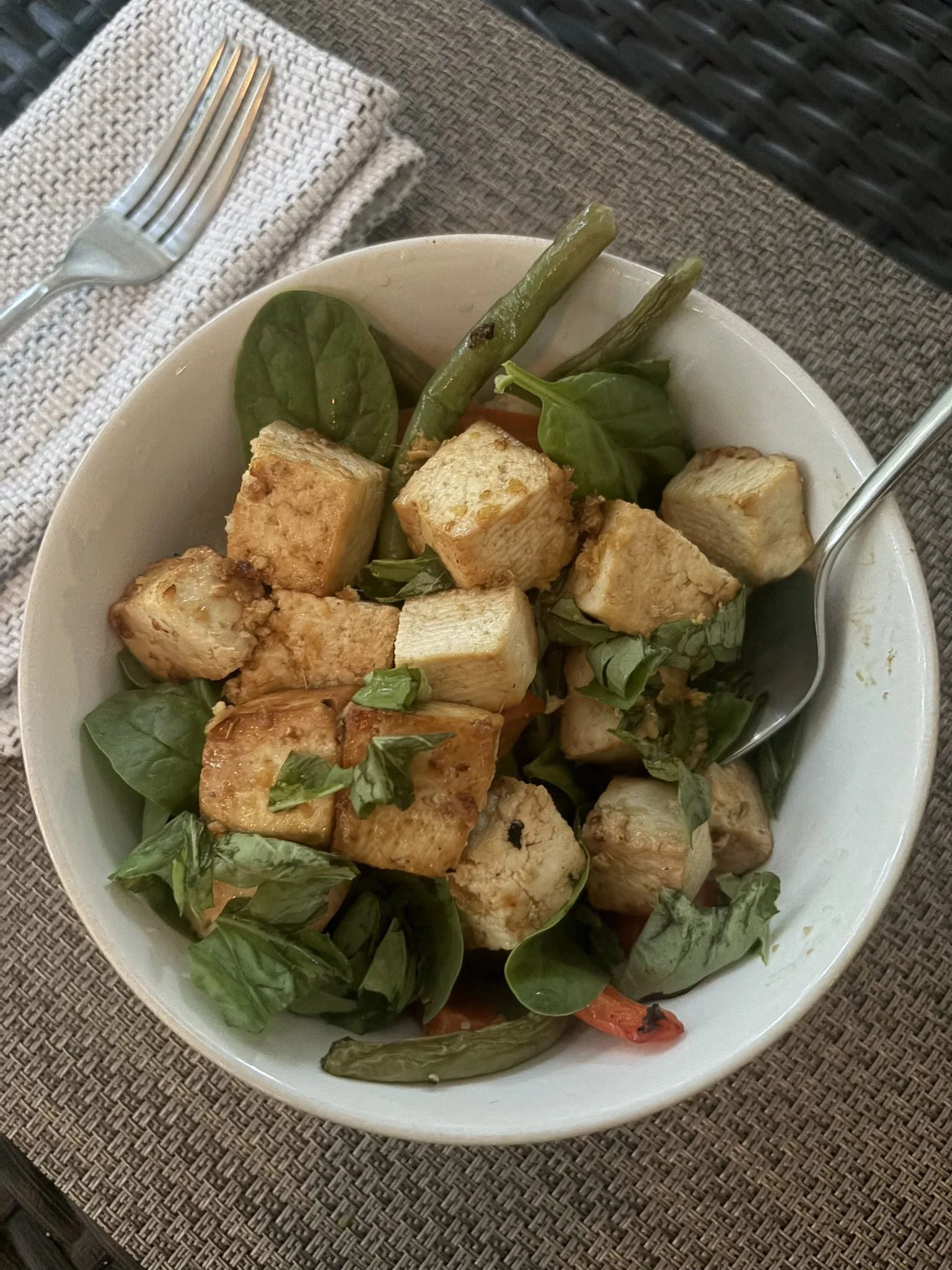 Gentle Ginger-Sesame Tofu Bowl
