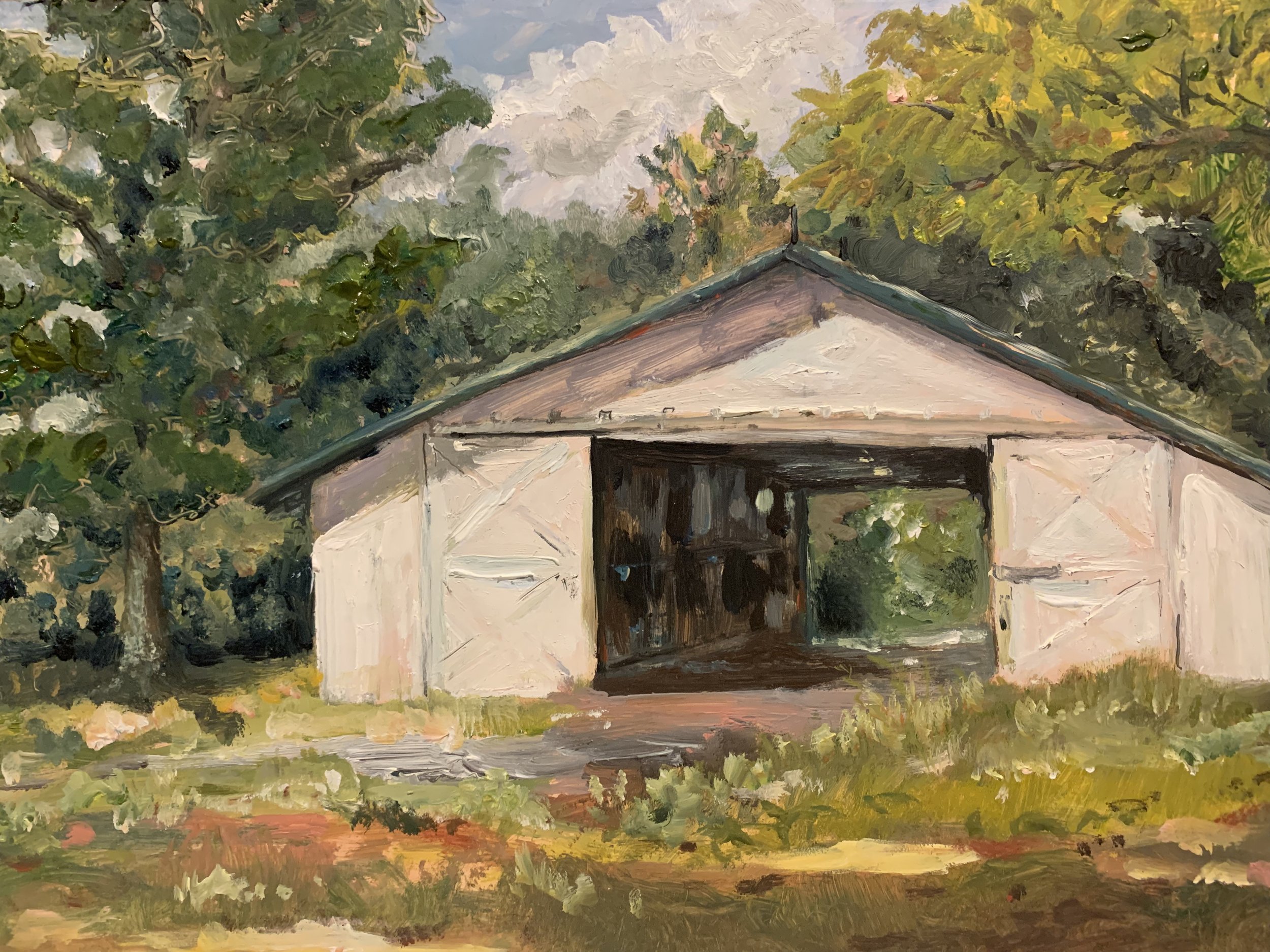Horse barn at Tanglewood