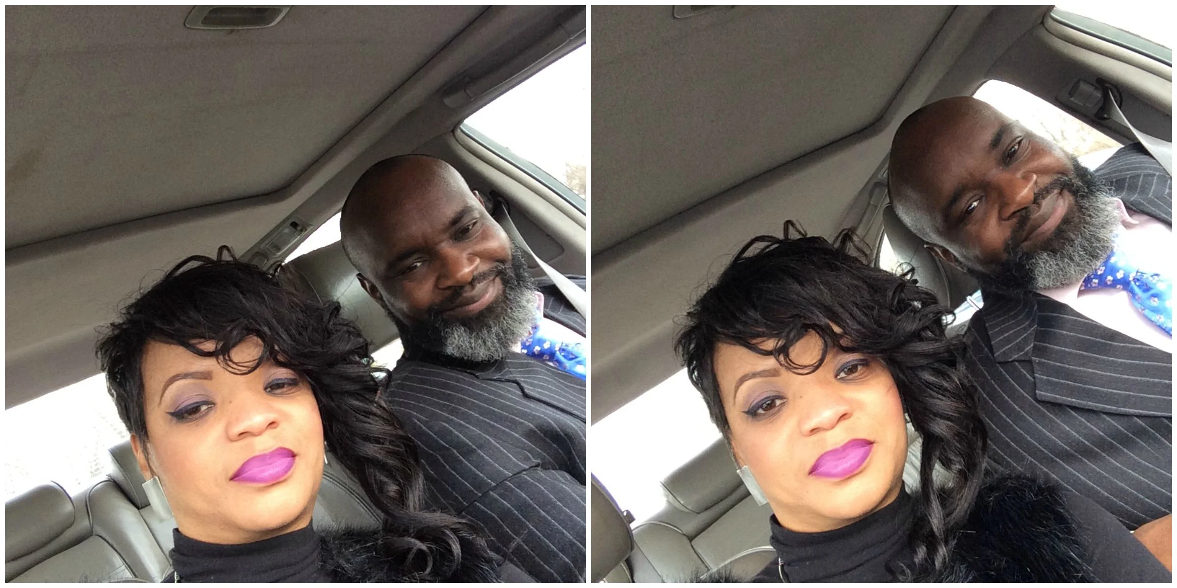 Me & Hubs after church! (I thank God for his patience and love)
