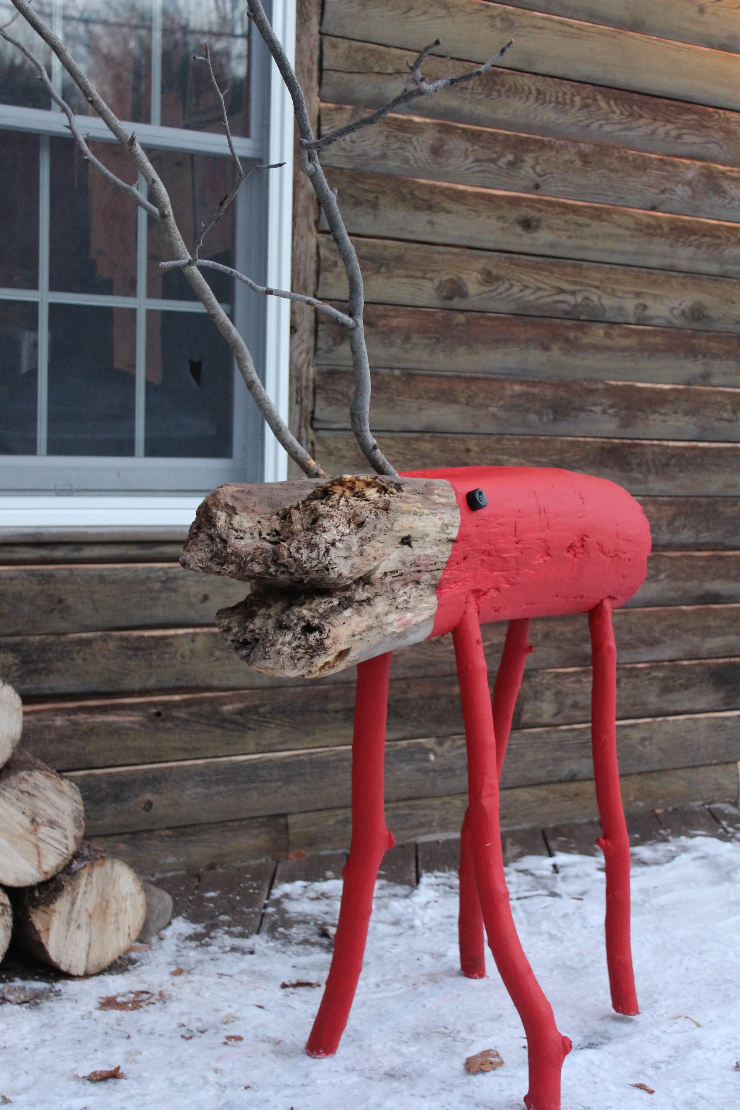 Fallen Tree Reindeer