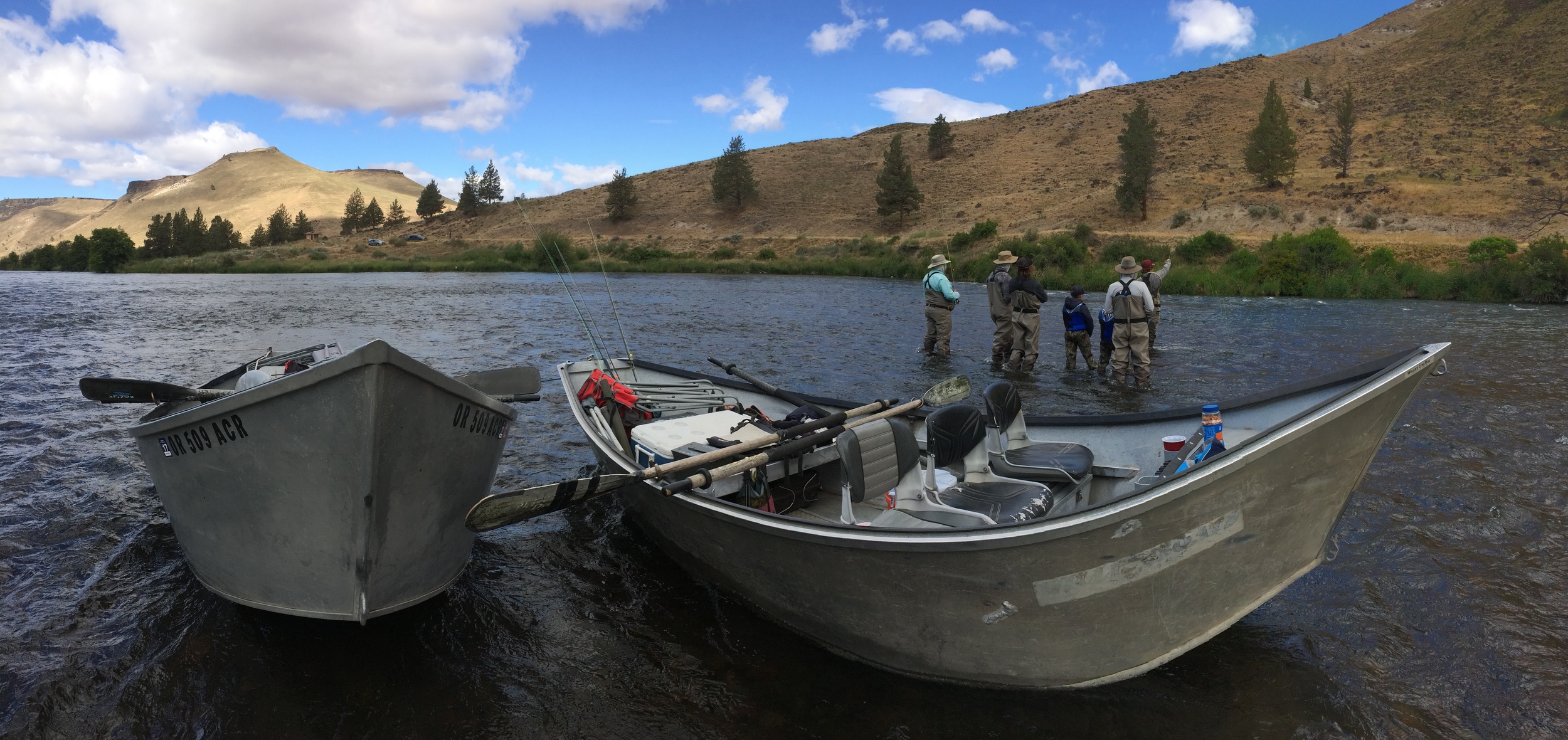 Family Fly Fishing Lessons & Drift Boat Trip near Bend, Oregon