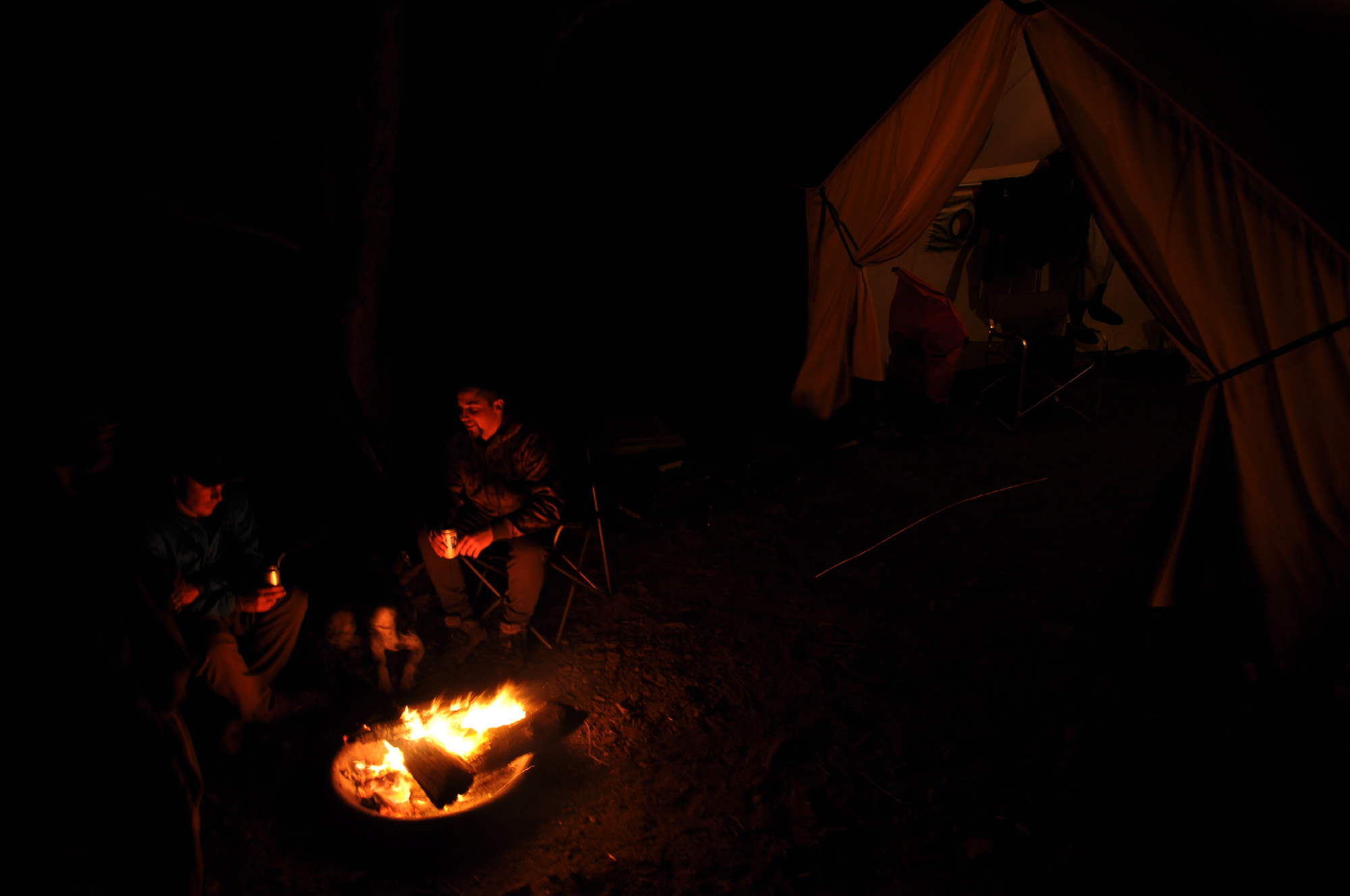 Campfire and wall tent.jpg