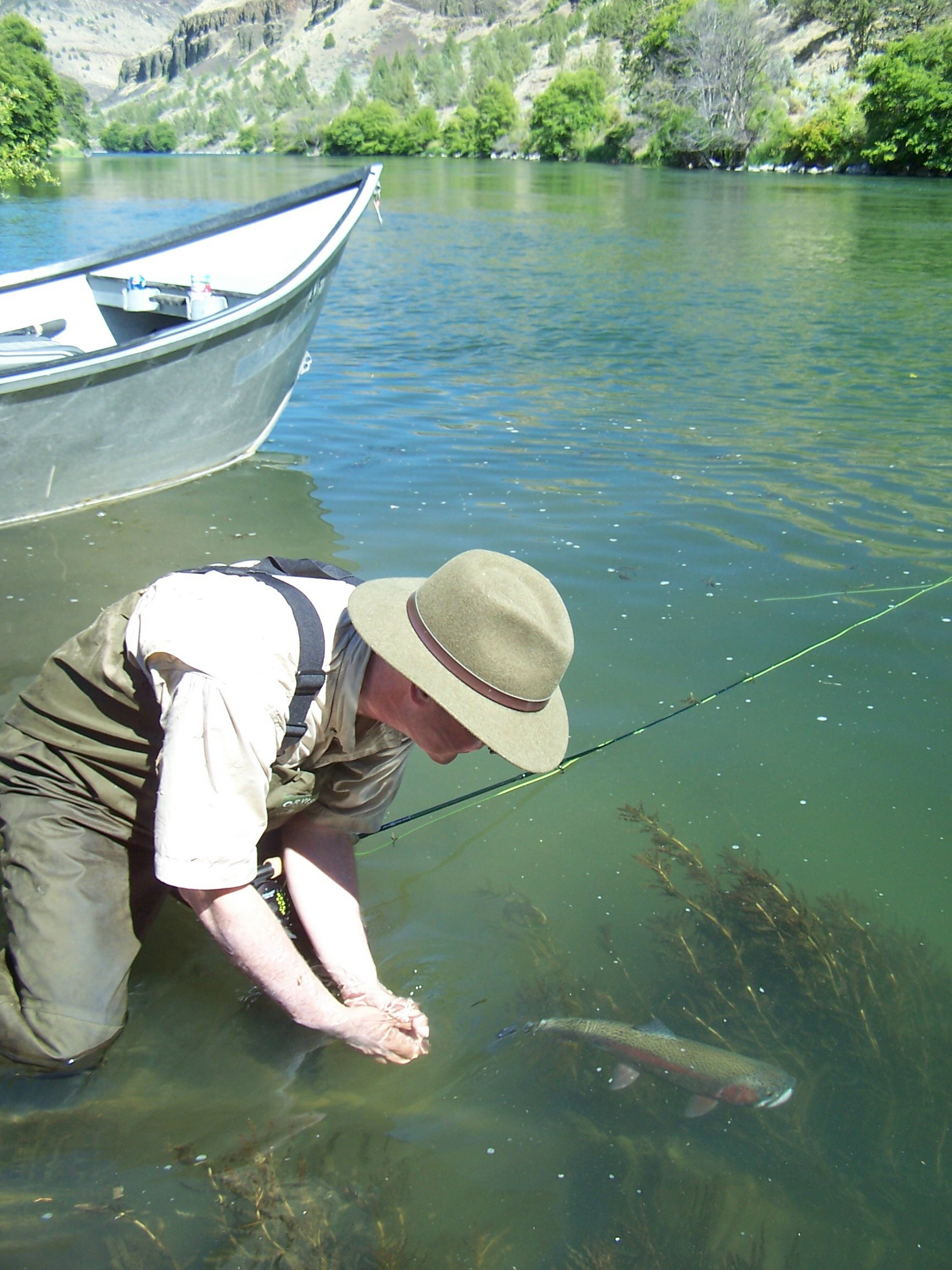 Our Deschutes trout drift takes you down 35+ miles of river from Trout Creek to Maupin in three to five days. This trip is all about whitewater and wild trout.