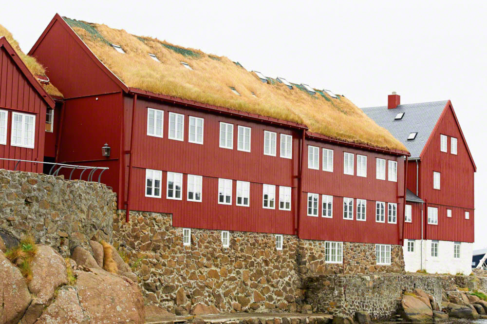 Governmental buildings in Torshavn