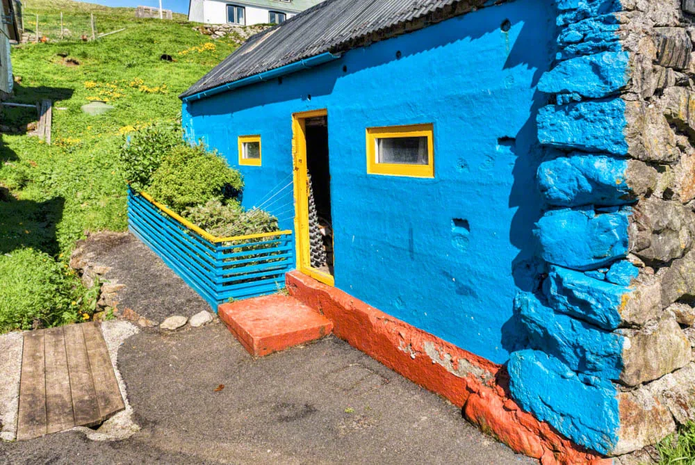 House in the village of Skúvoy