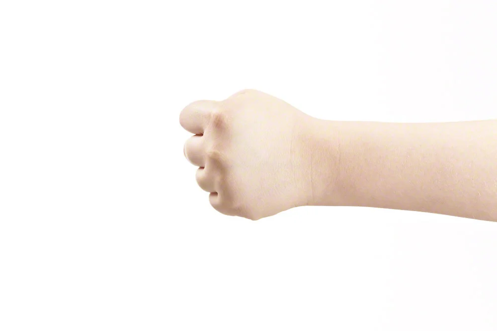 Clenched fist - girls hand
