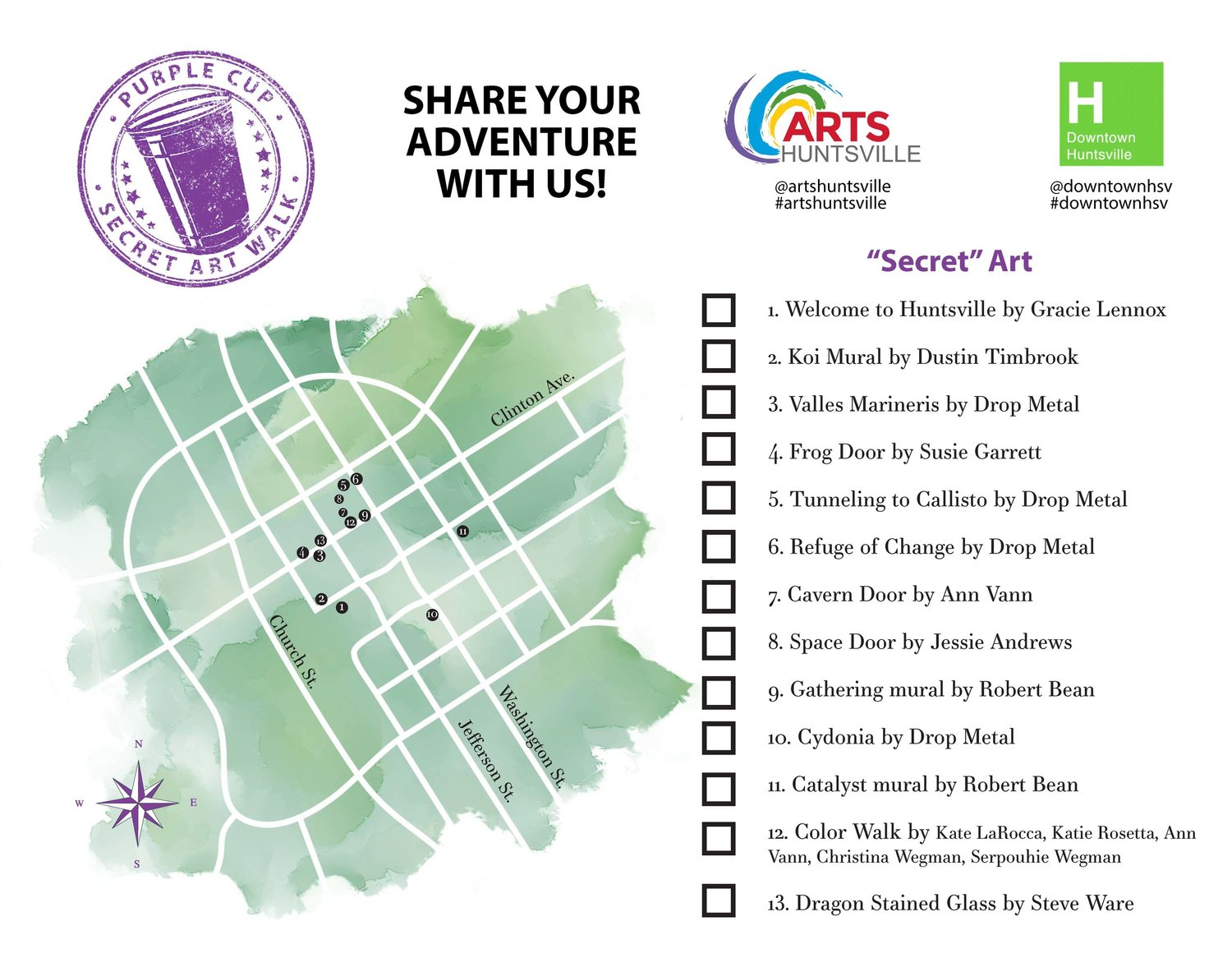 Downtown Secret Art — Downtown Huntsville