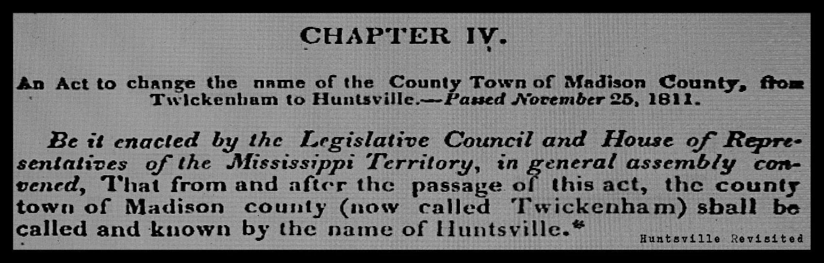 Image from Huntsville Revisited