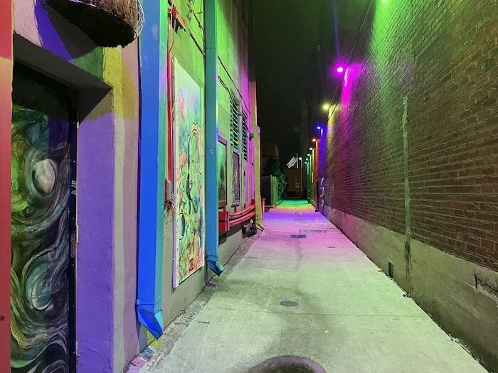 Downtown Huntsville Night Light Trail — Downtown Huntsville