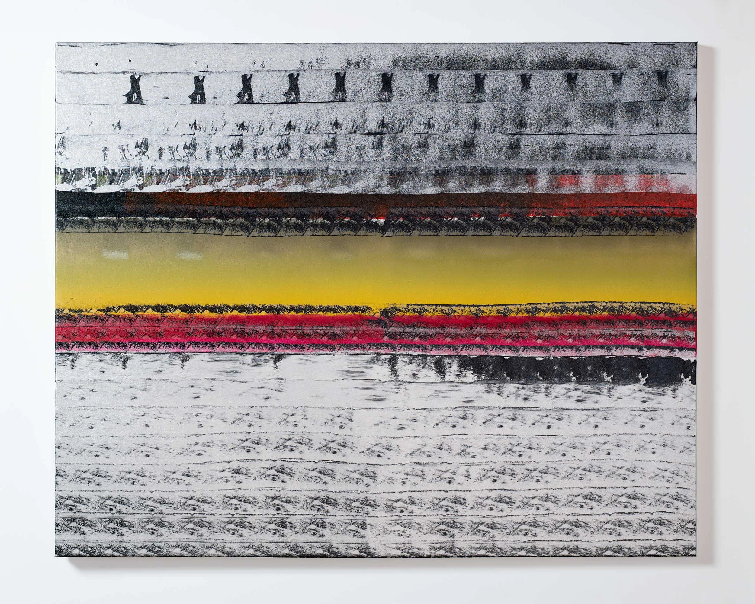 29-01 , 2016. Acrylic on canvas. 48"x60".