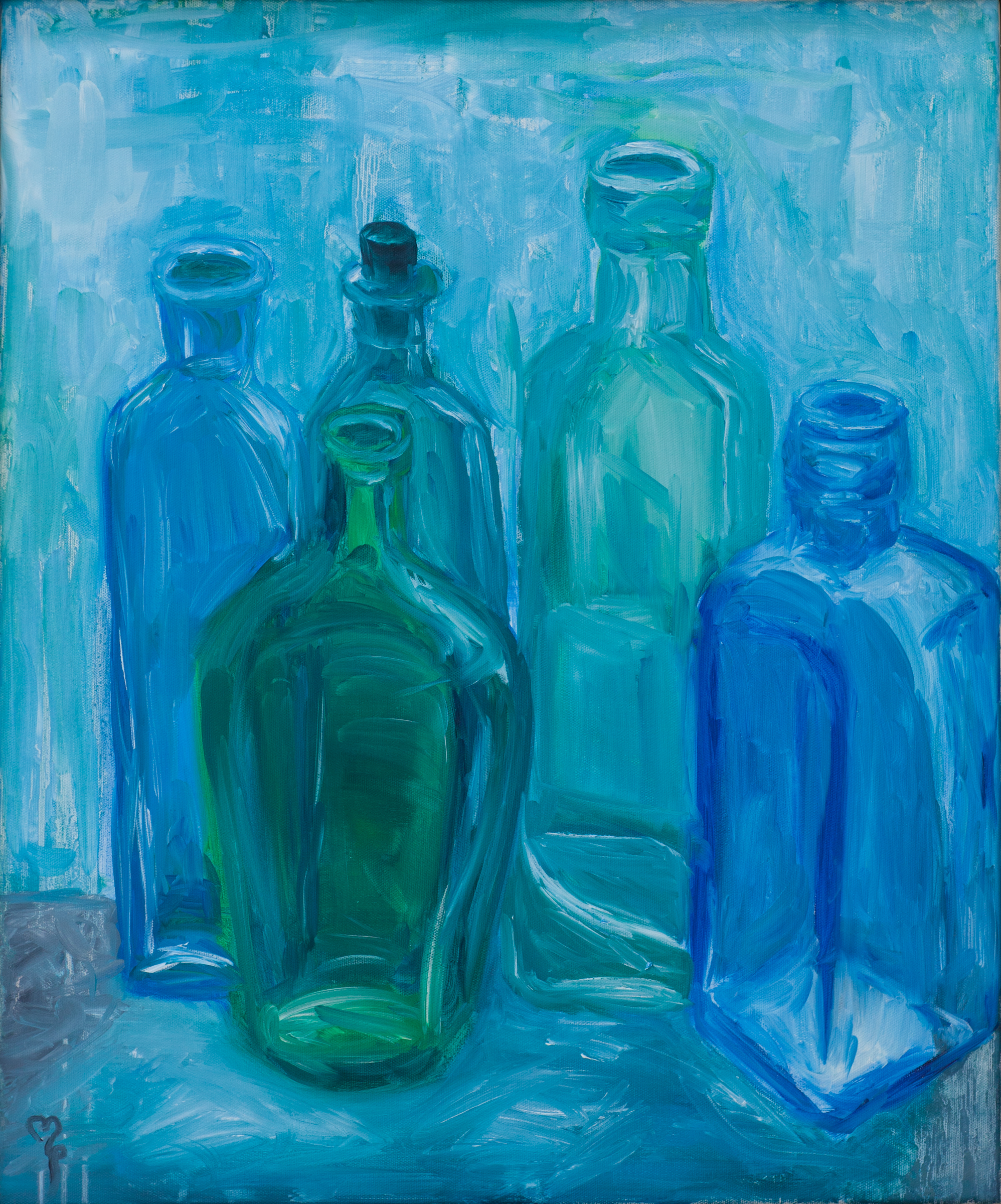 Blue Bottles