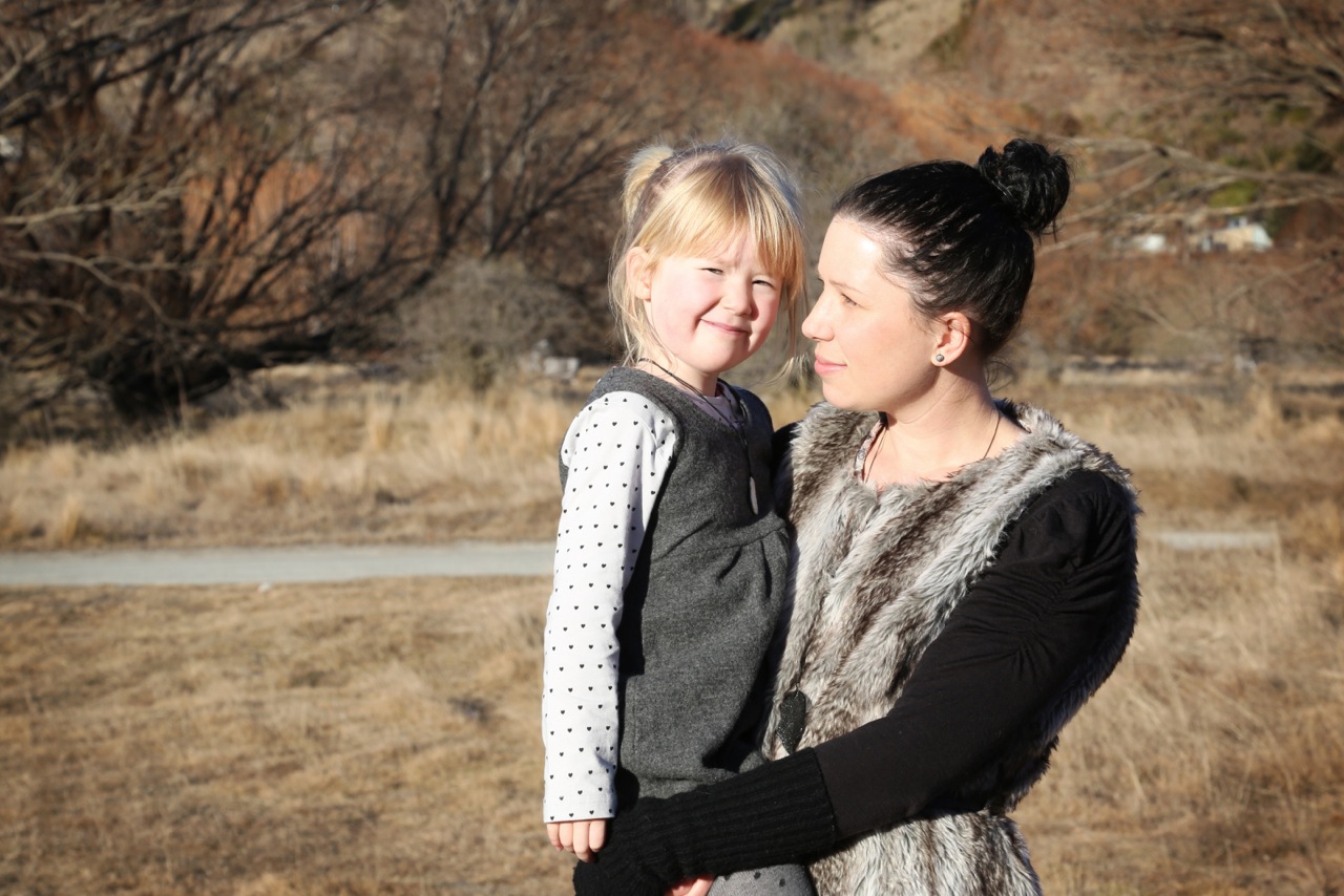 Tania with her daughter Peyton.
