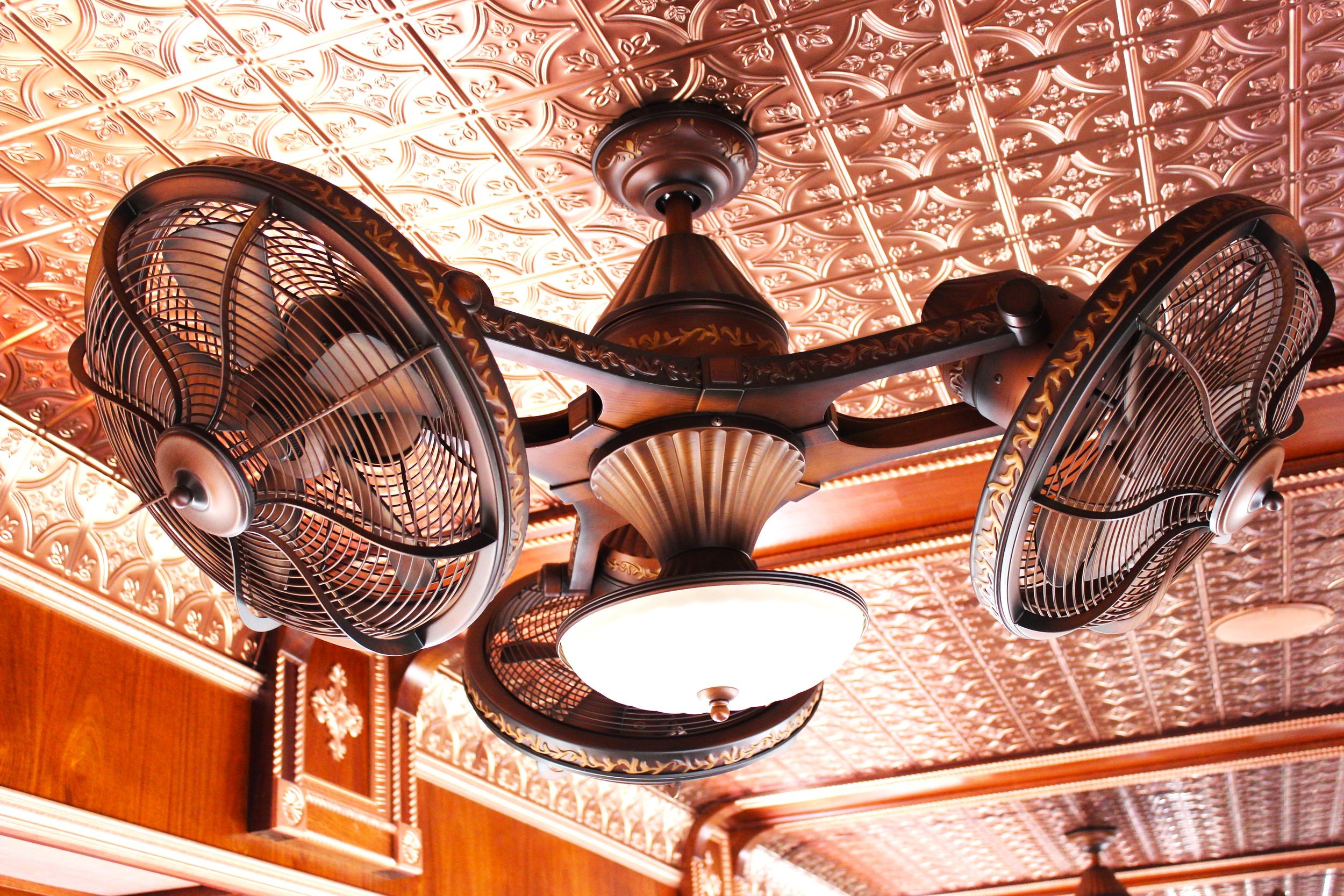 "Deco" Inspired Ceiling Fans