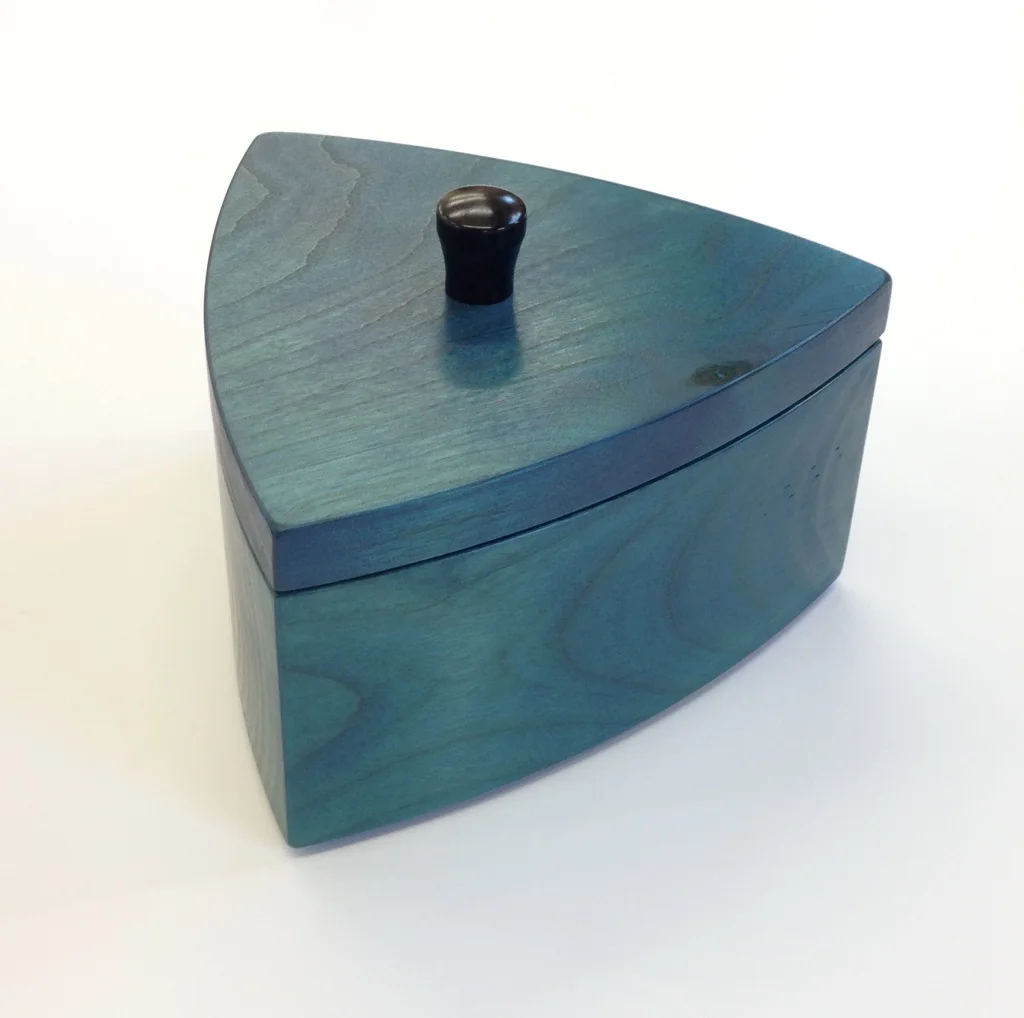 triangle blue box