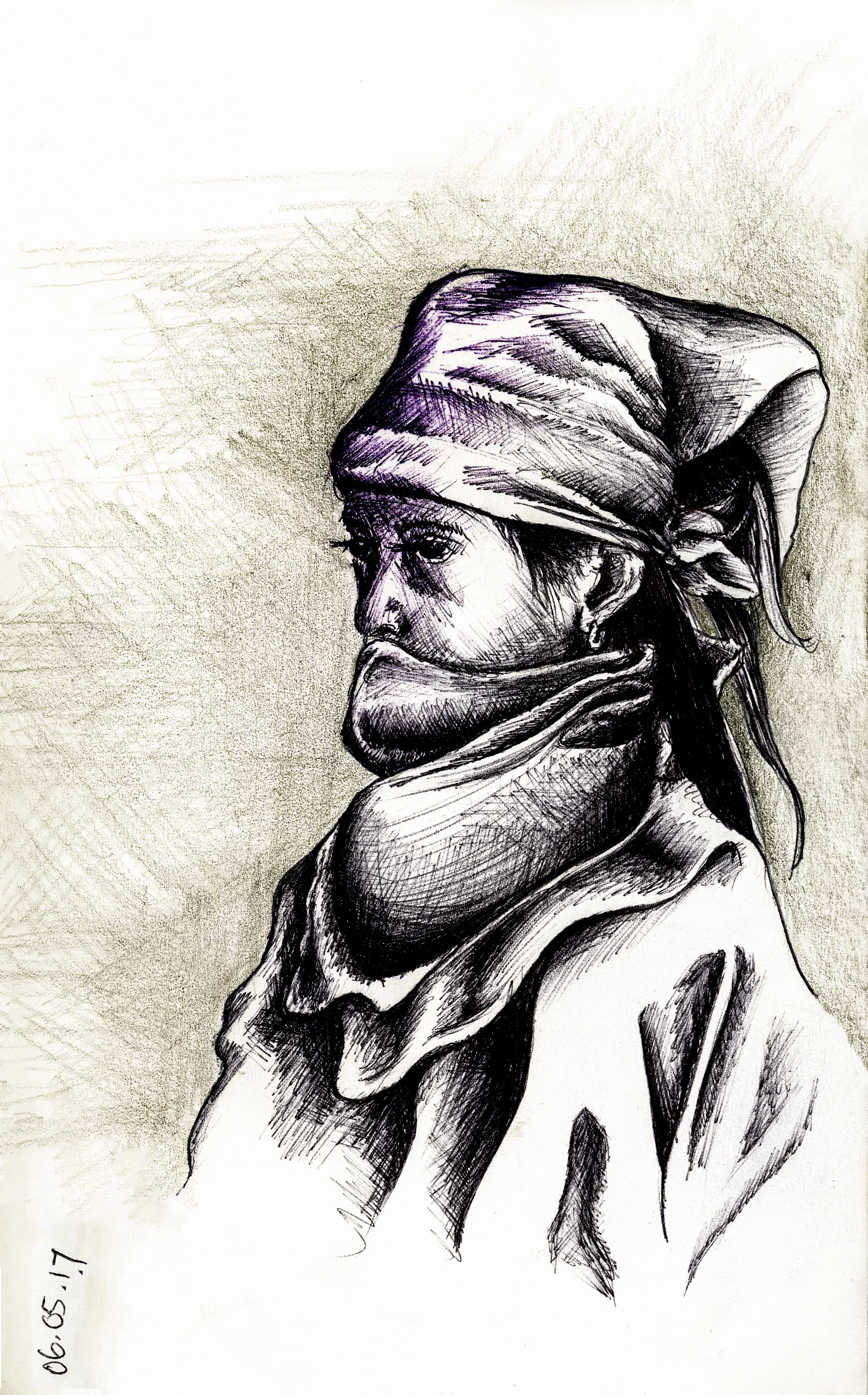 La Nina de la Resistencia // Sketchbook // Pen