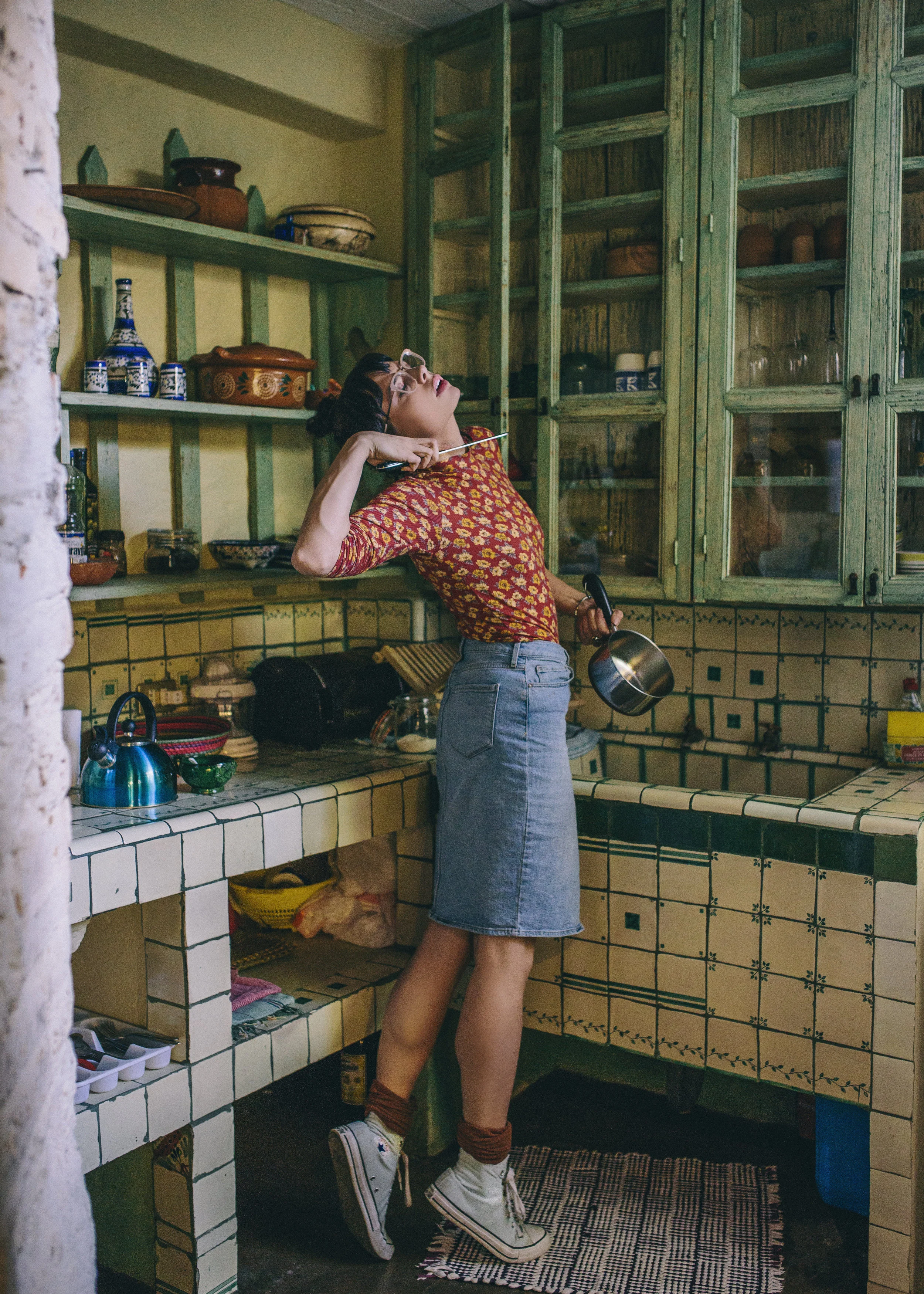 'Death to the term: Housewife" 2017 Self portrait project 