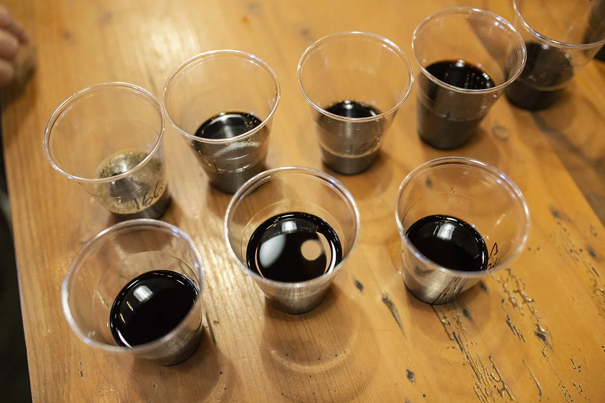 Samples from individual barrels