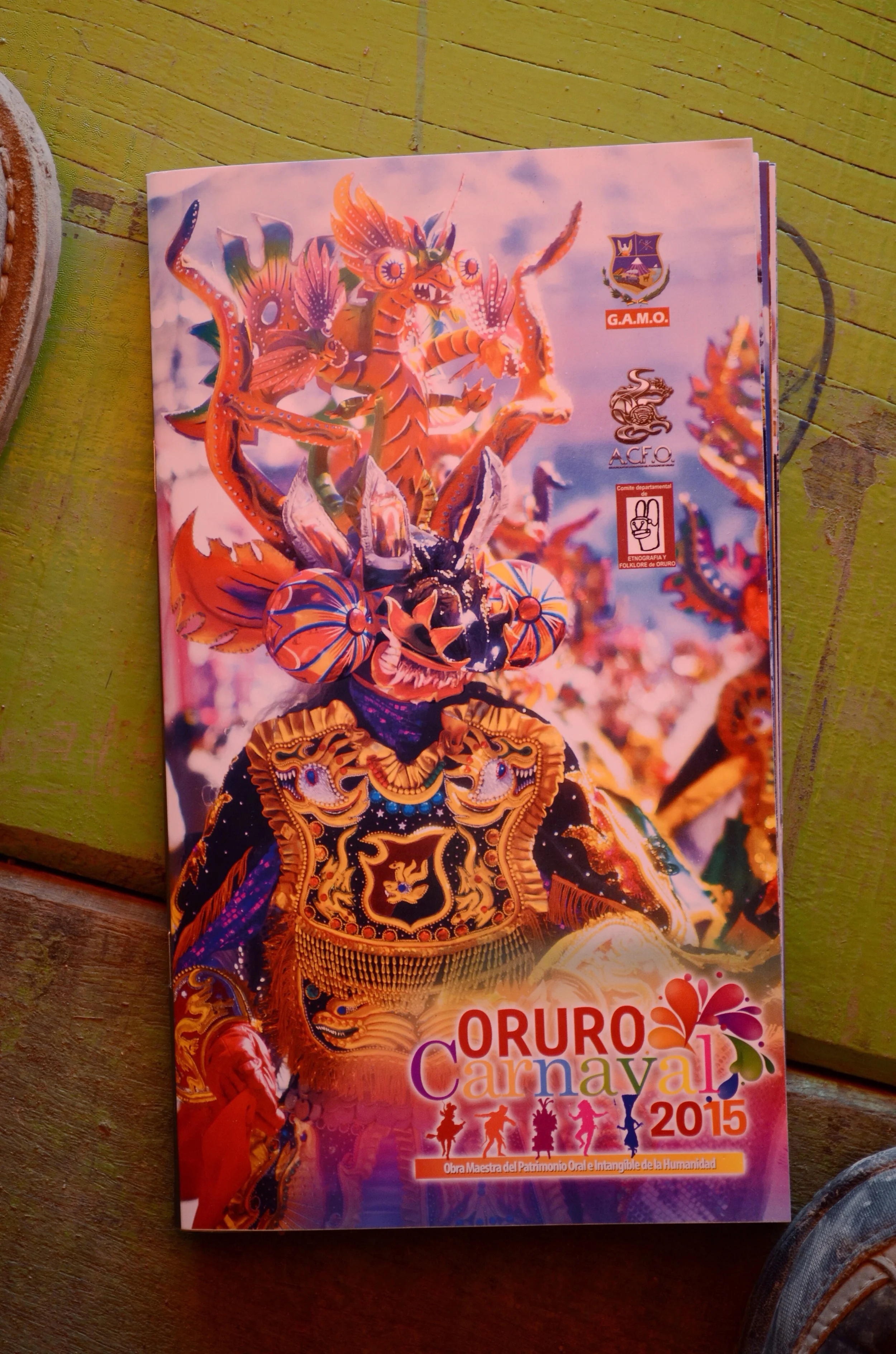 Official guide to Carnaval 2015 showing the Devil character // 15 february 2015