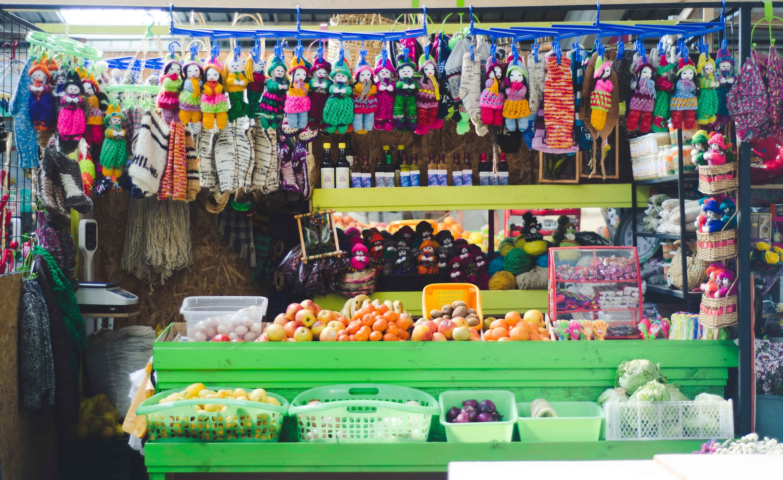  Market on the island of Chiloé 