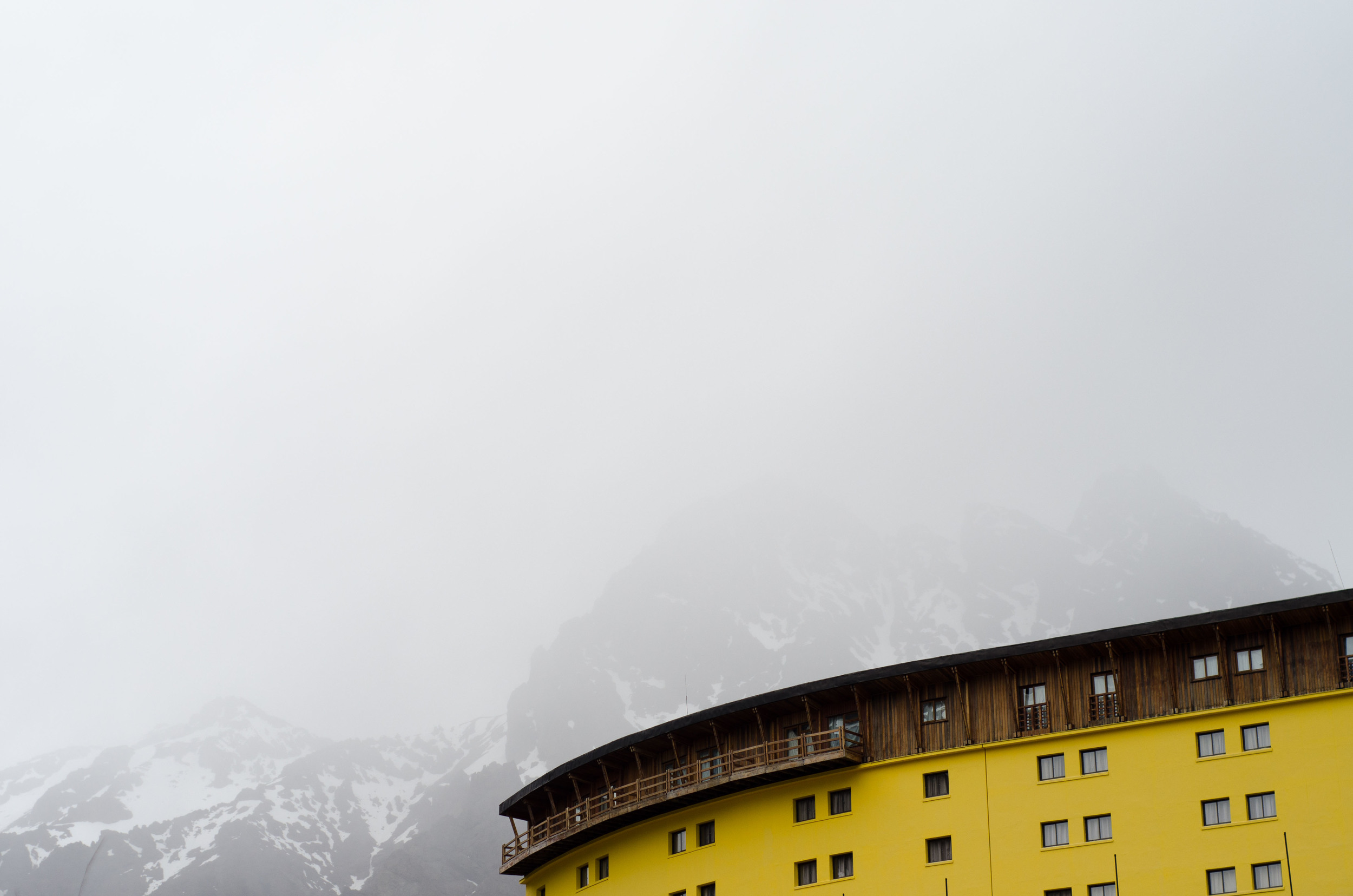  Ski Portillo, a ski resort near the Argentina/Chile border 