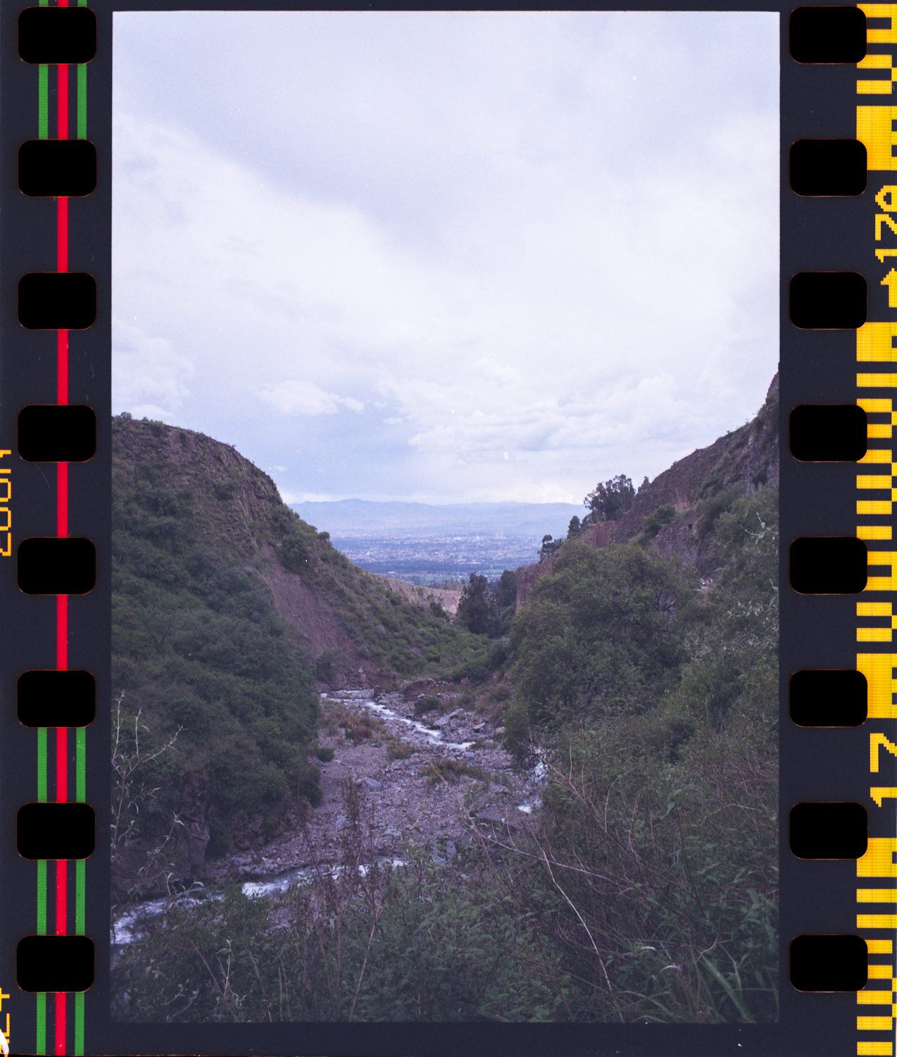  View from the trail looking towards Cochabamba 