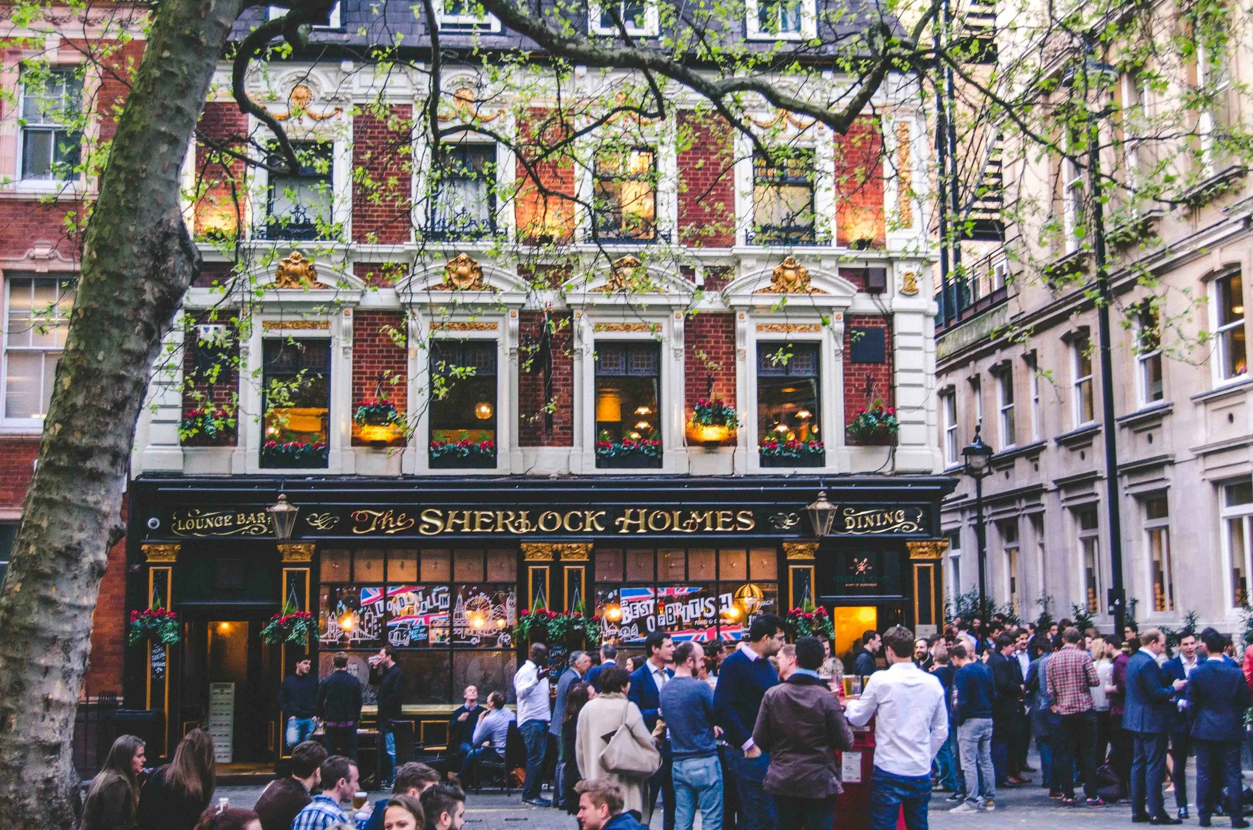 After work drinks on a Friday.