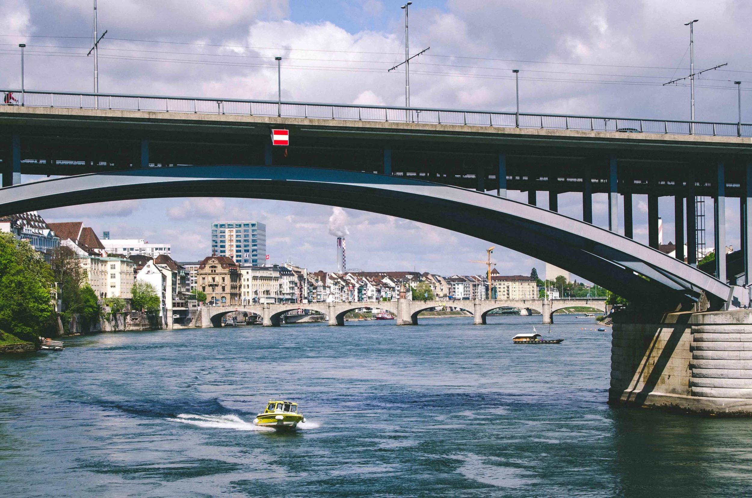 Police boat on a mission