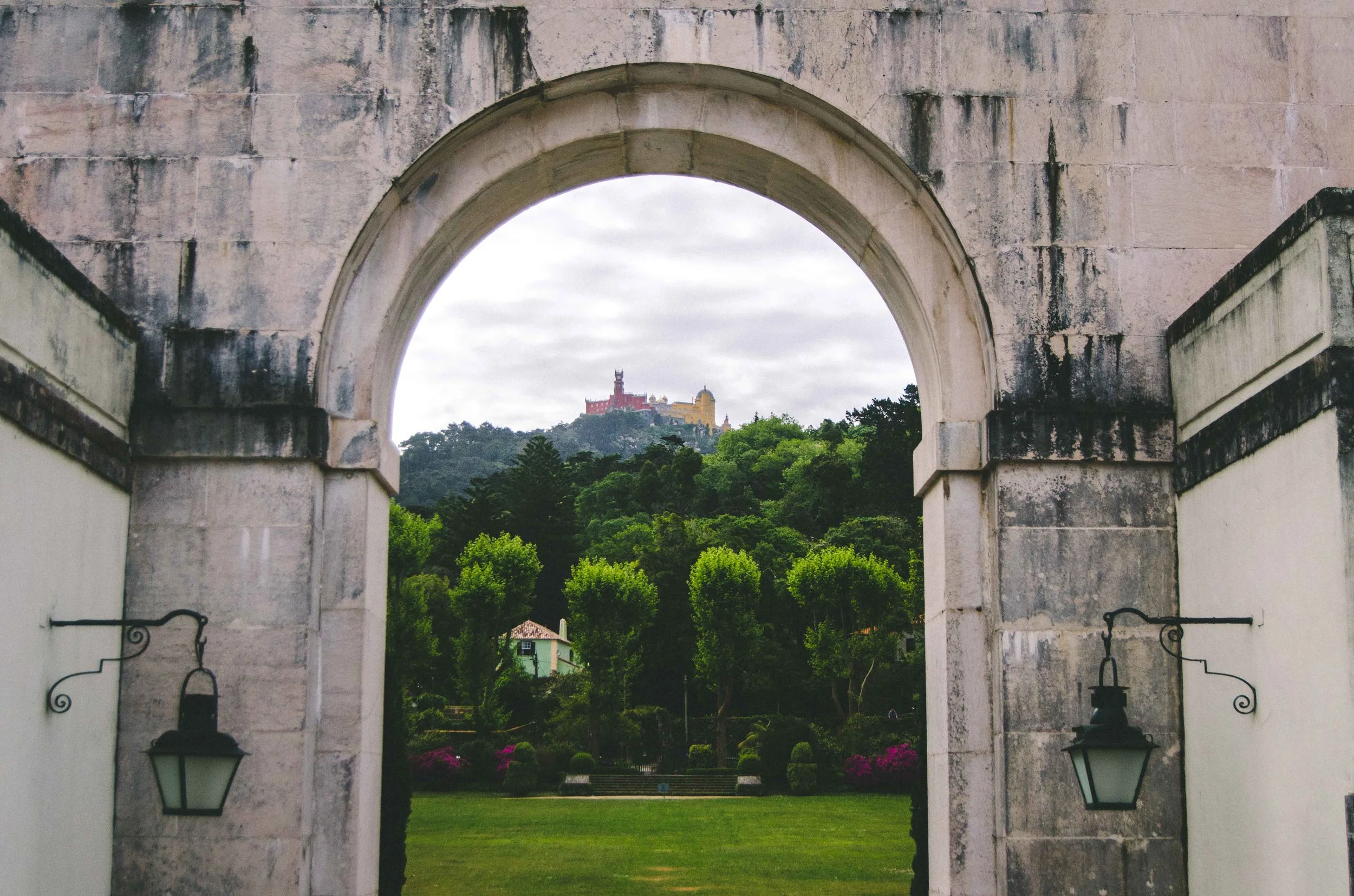 View of Palácio da Pena from Palácio da Seteais