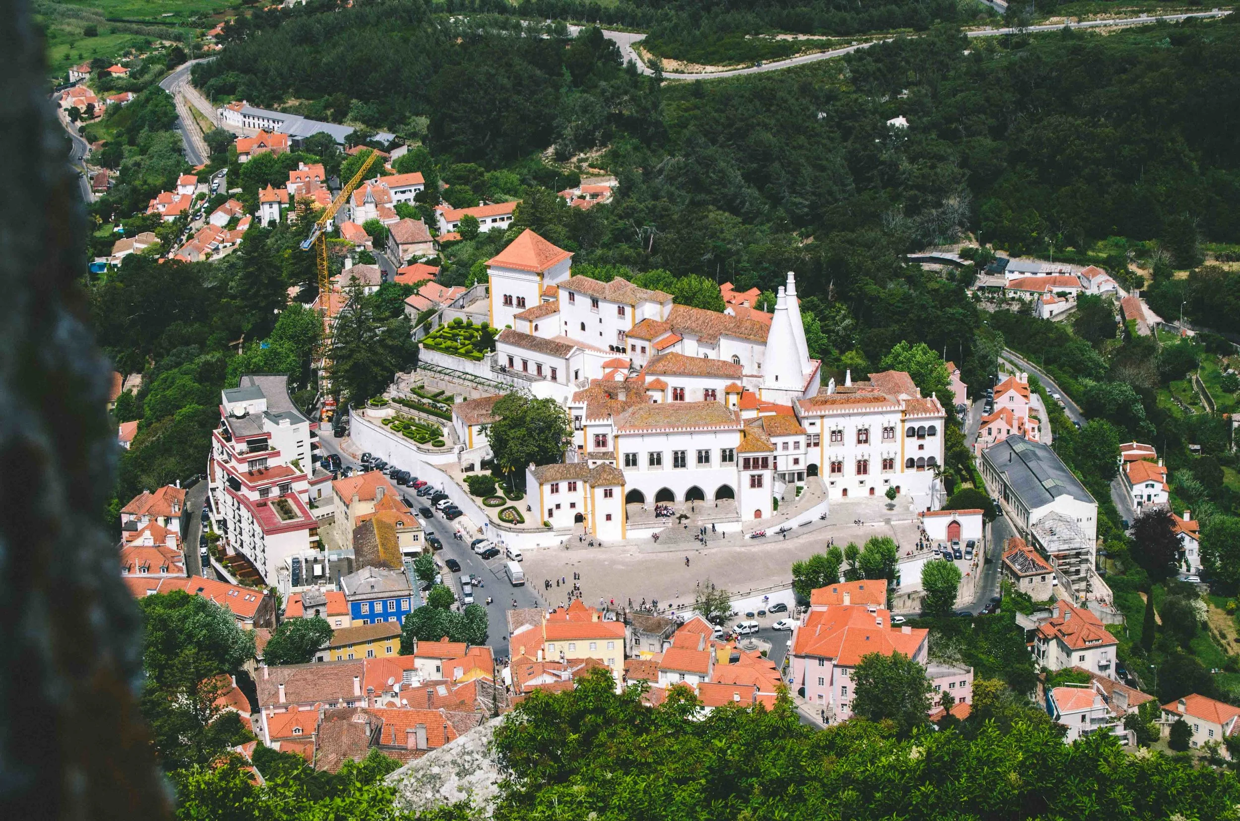 View of the Palácio Nacional from Castelo dos Mouros