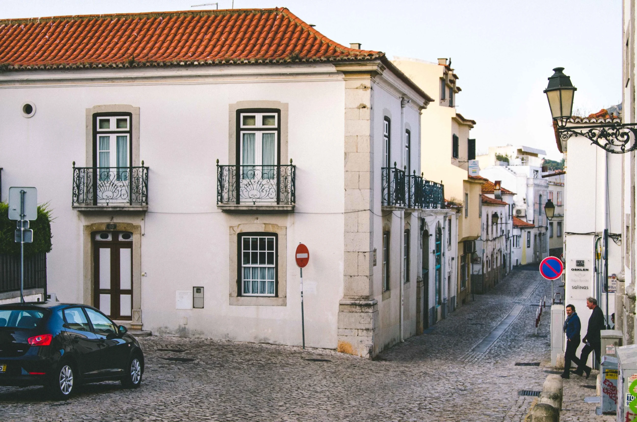 Cobbled streets