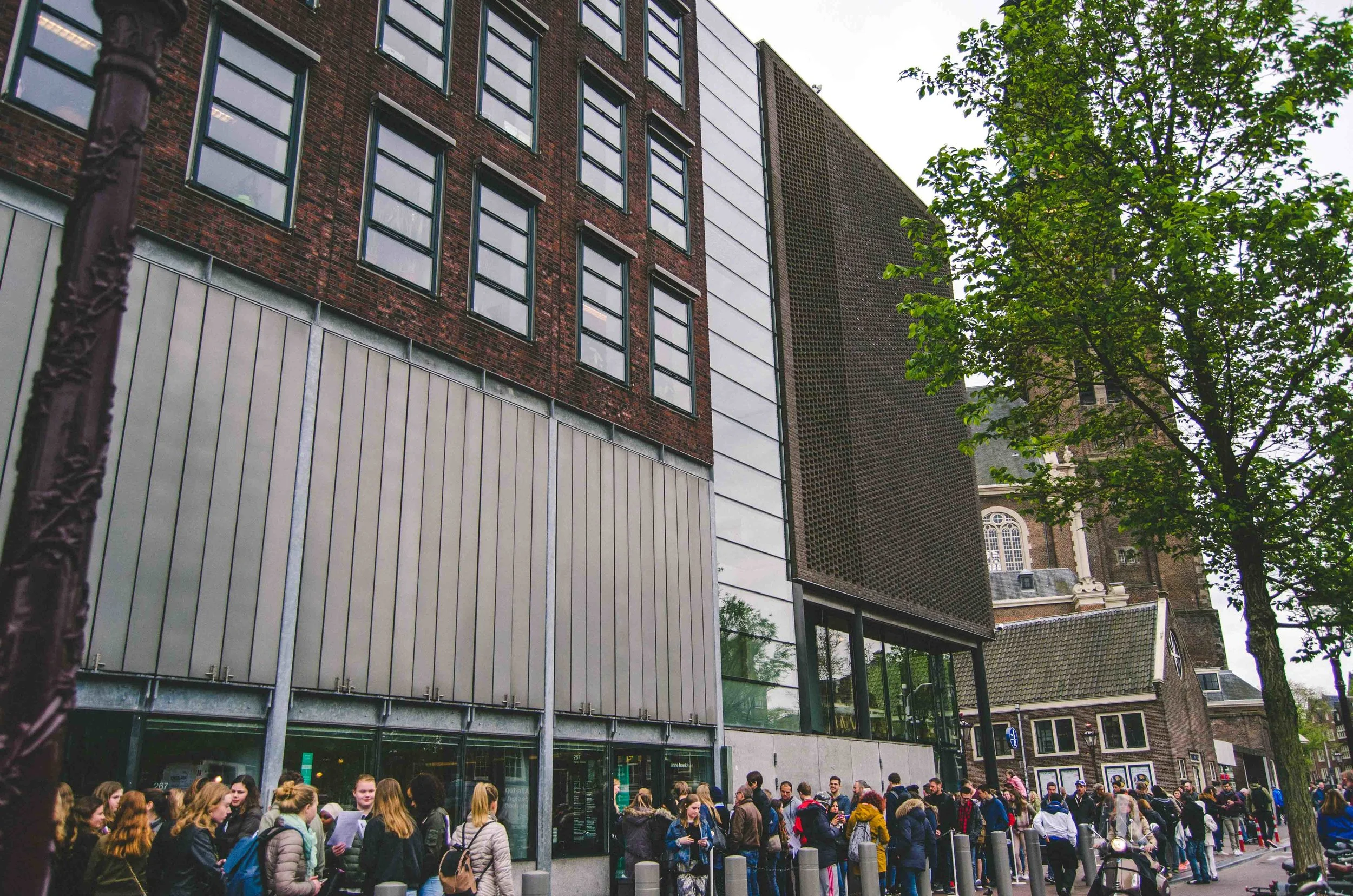 Line to get into Anne Frank's house