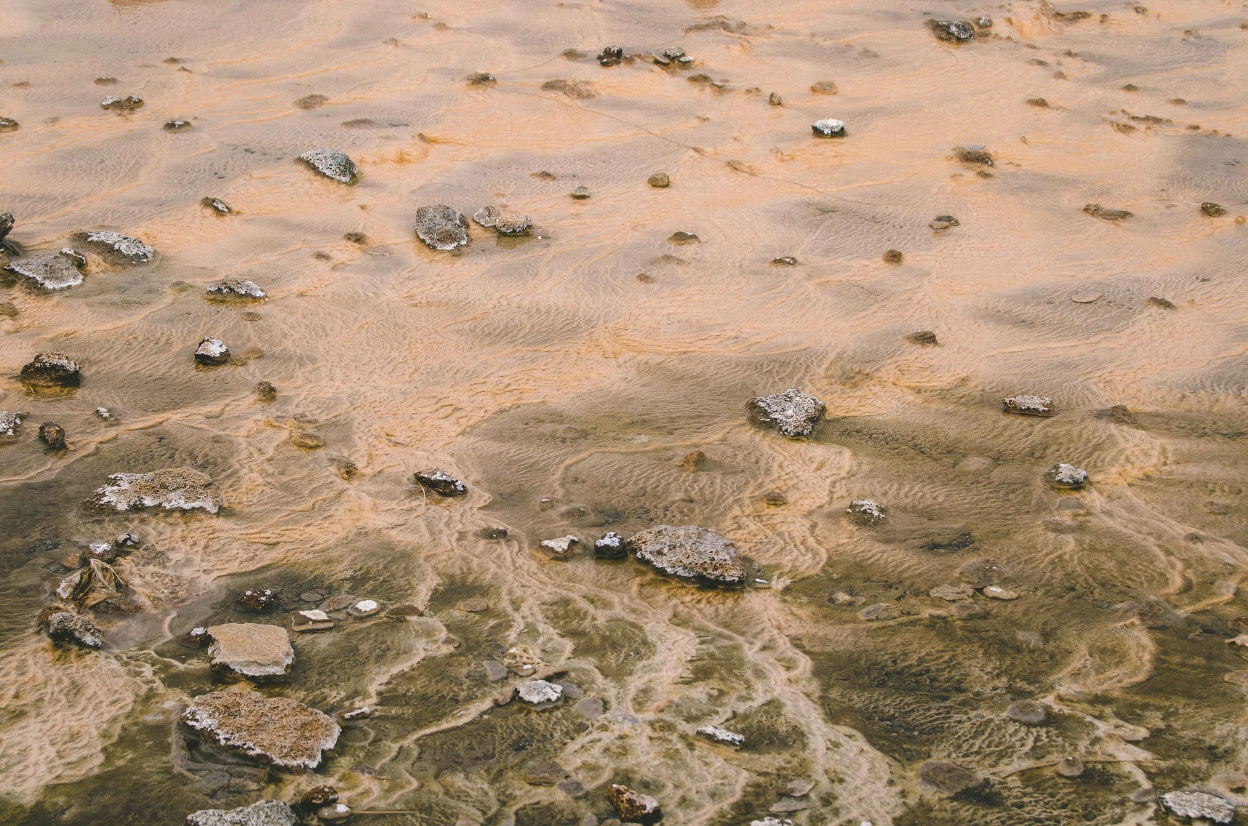 Mars // Shallows near a geyser