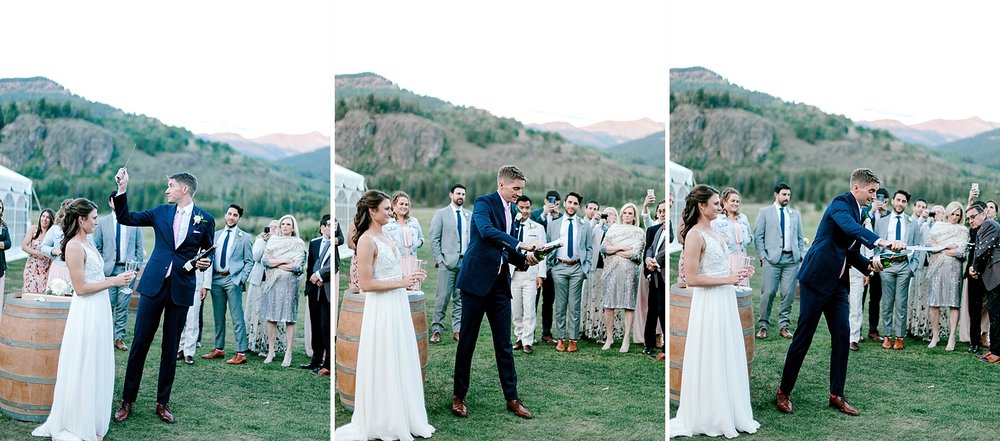 A Romantic Summer wedding at Camp Hale in Colorado with Southwestern touches by The Styled Soiree and Sara Lynn Photographic