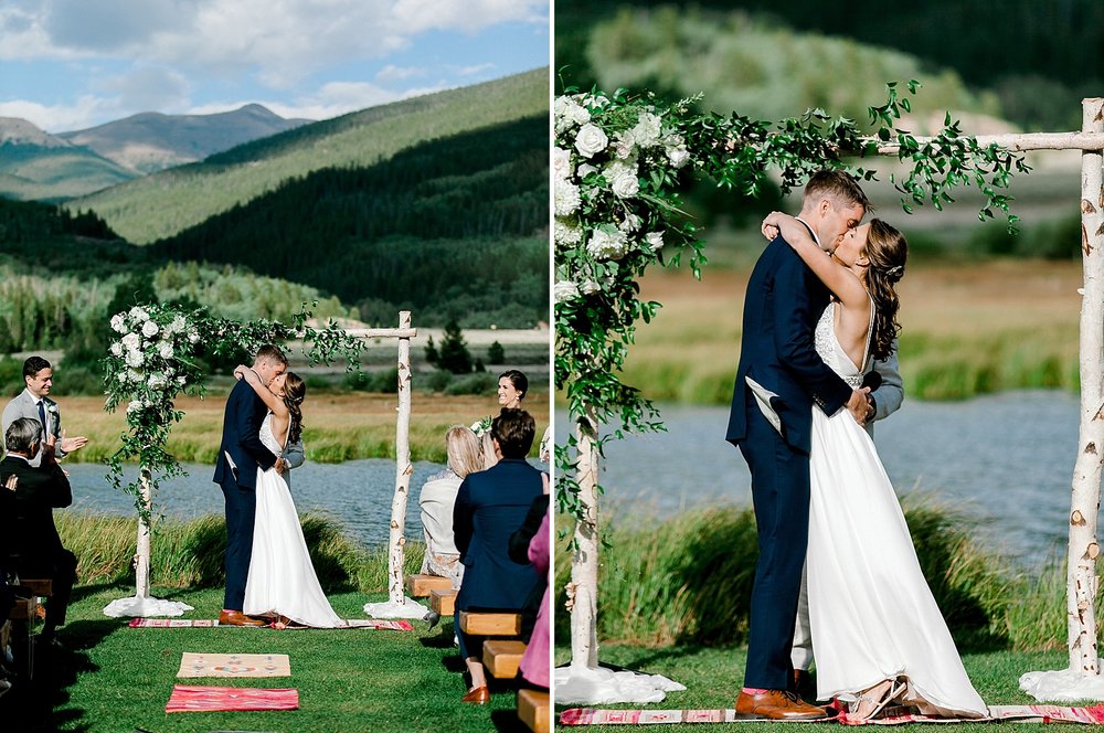 A Romantic Summer wedding at Camp Hale in Colorado with Southwestern touches by The Styled Soiree and Sara Lynn Photographic