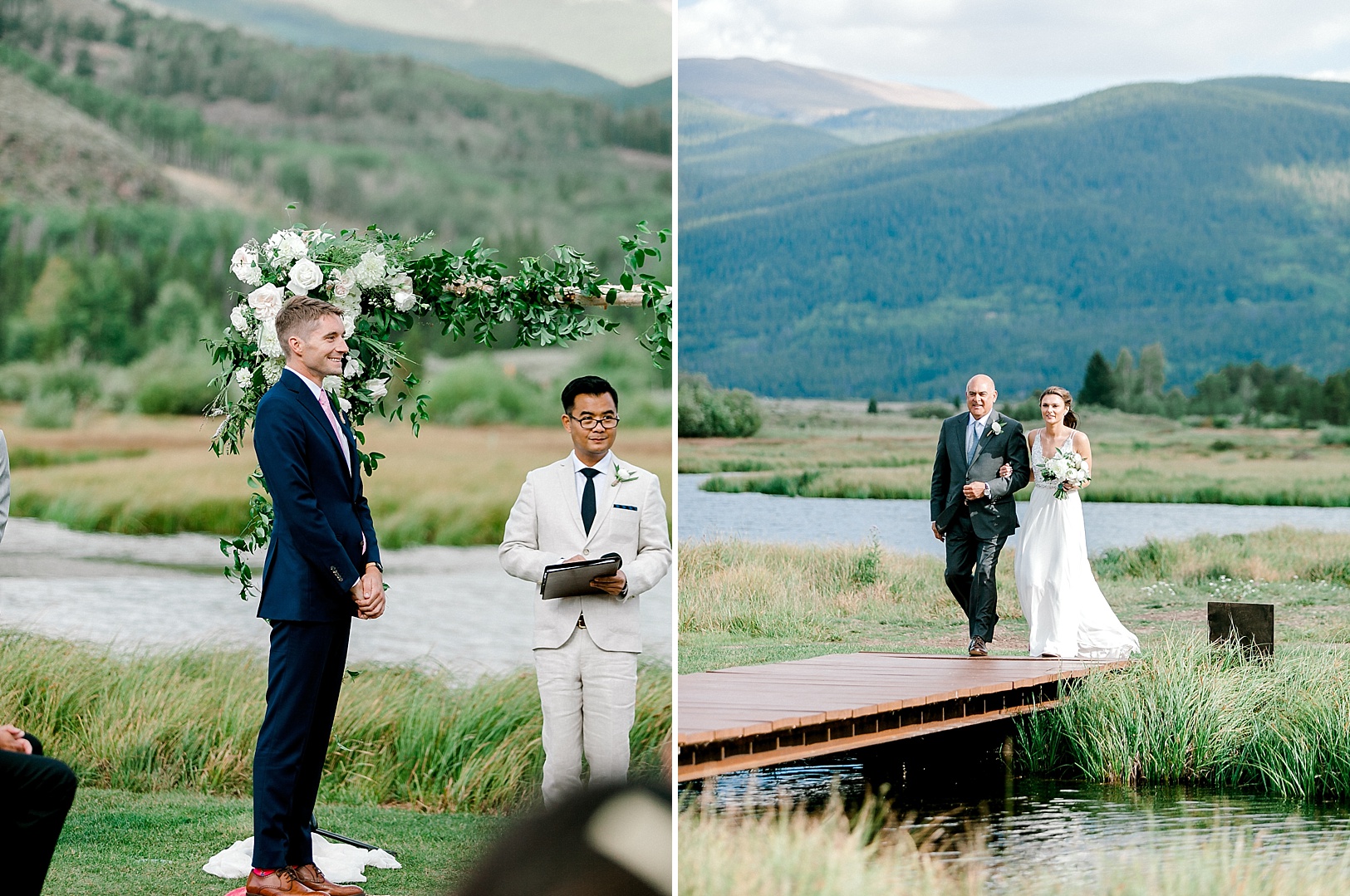 A Romantic Summer wedding at Camp Hale in Colorado with Southwestern touches by The Styled Soiree and Sara Lynn Photographic