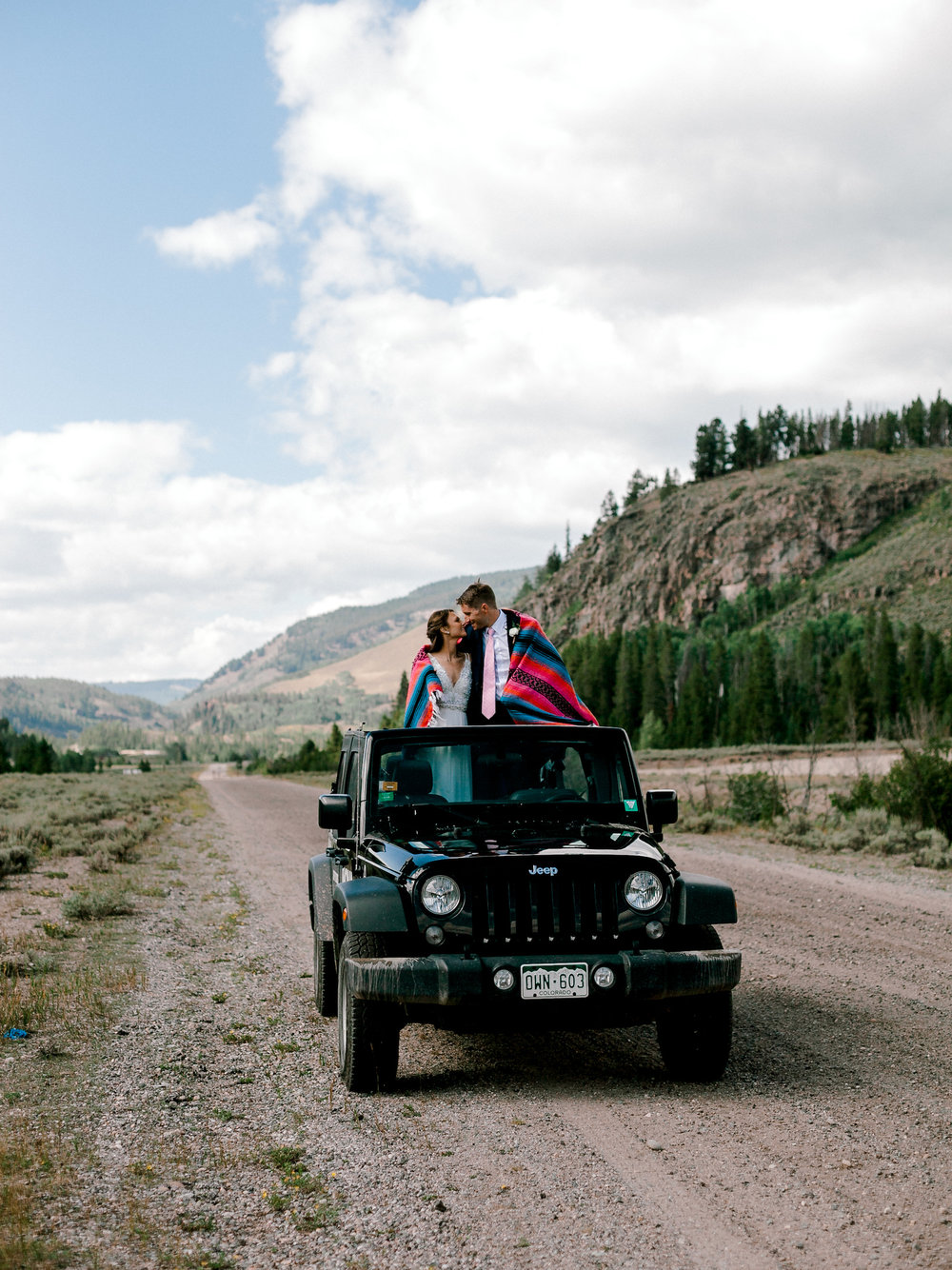 A Romantic Summer wedding at Camp Hale in Colorado with Southwestern touches by The Styled Soiree and Sara Lynn Photographic