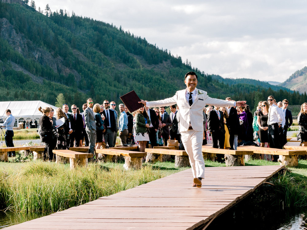 A Romantic Summer wedding at Camp Hale in Colorado with Southwestern touches by The Styled Soiree and Sara Lynn Photographic