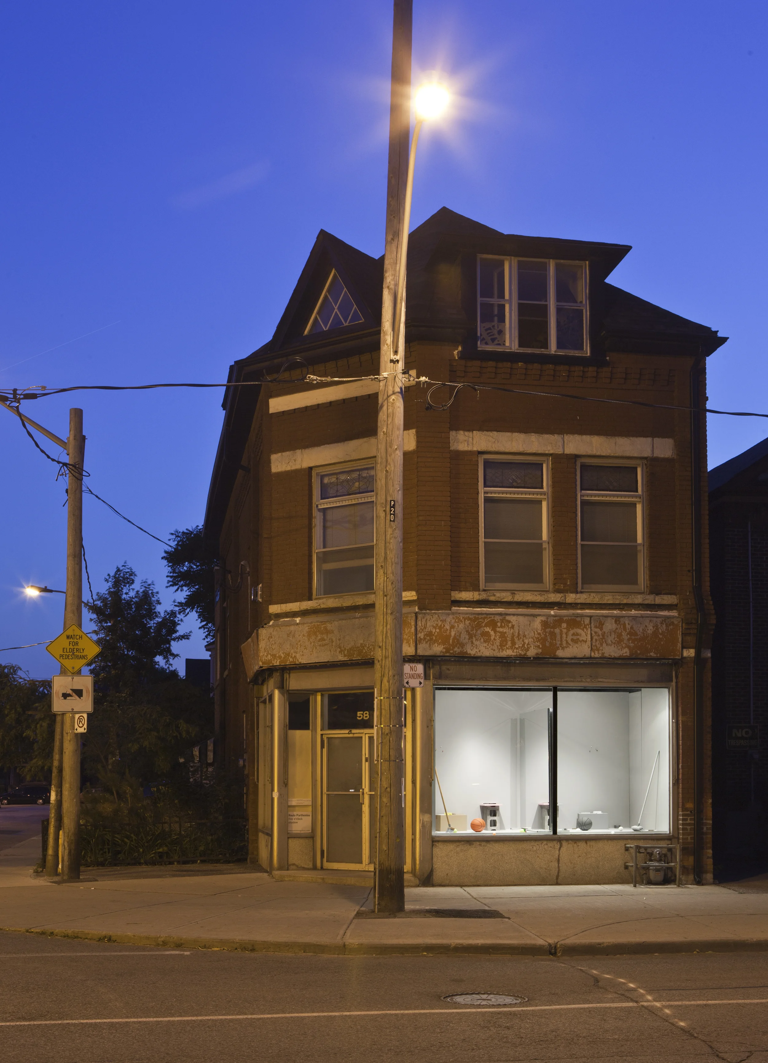 Five O'Clock Shadow, installation view at Conveniece Gallery, 2012