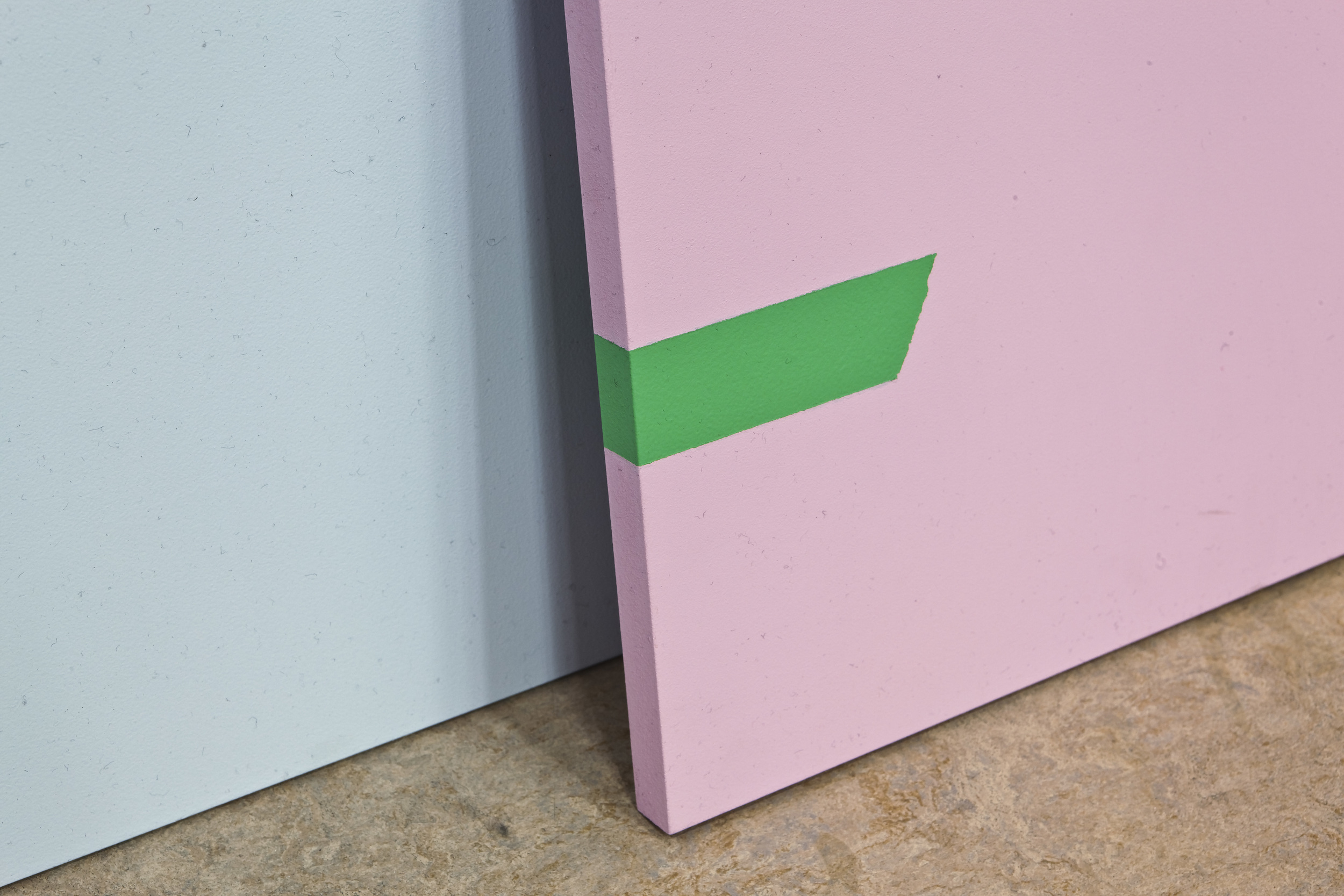 Leaning Foam with Tape, detail