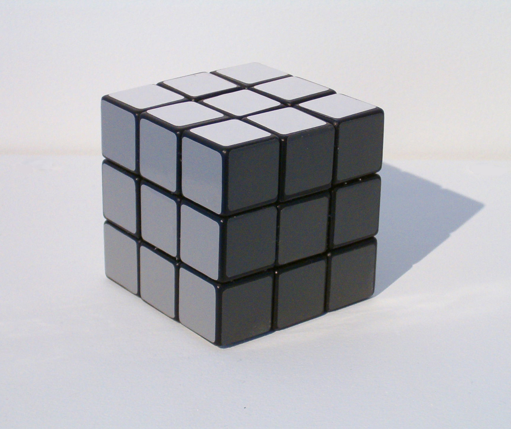 Grey-scaled Rubik's Cube