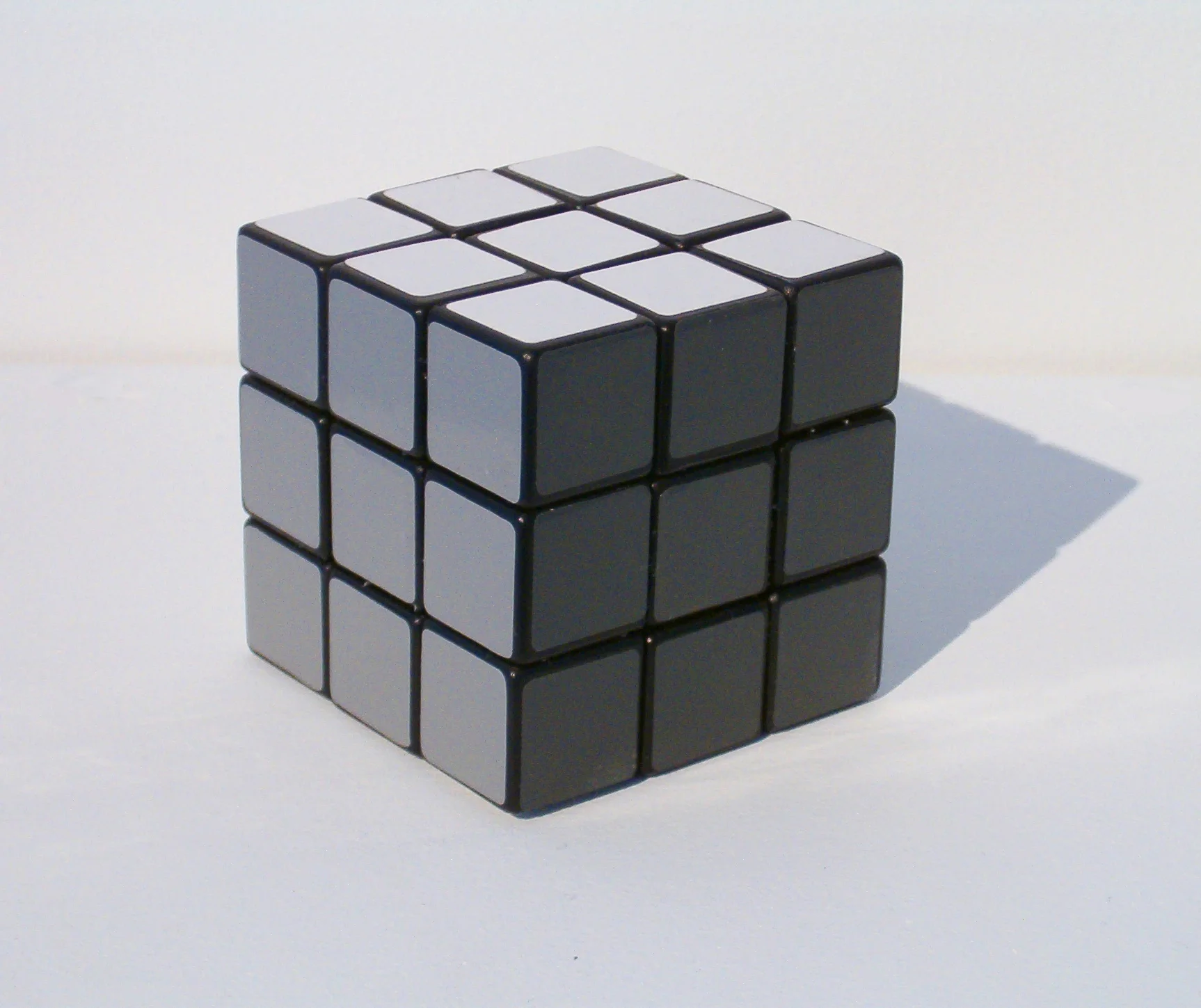 Grey-scaled Rubik's Cube