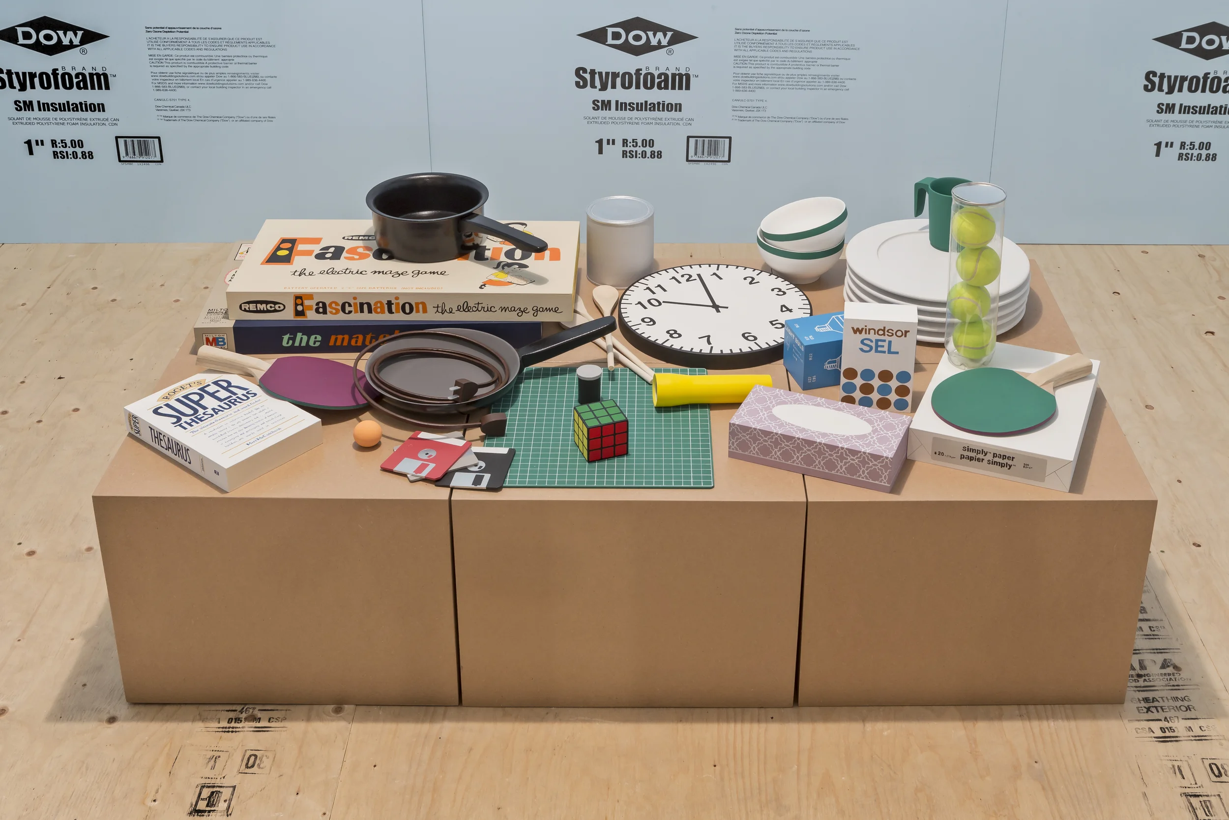 Packed Boxes with Clutter, 2015