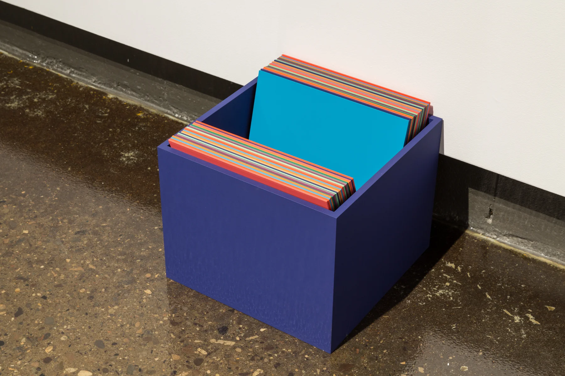 Crate, acrylic on MDF