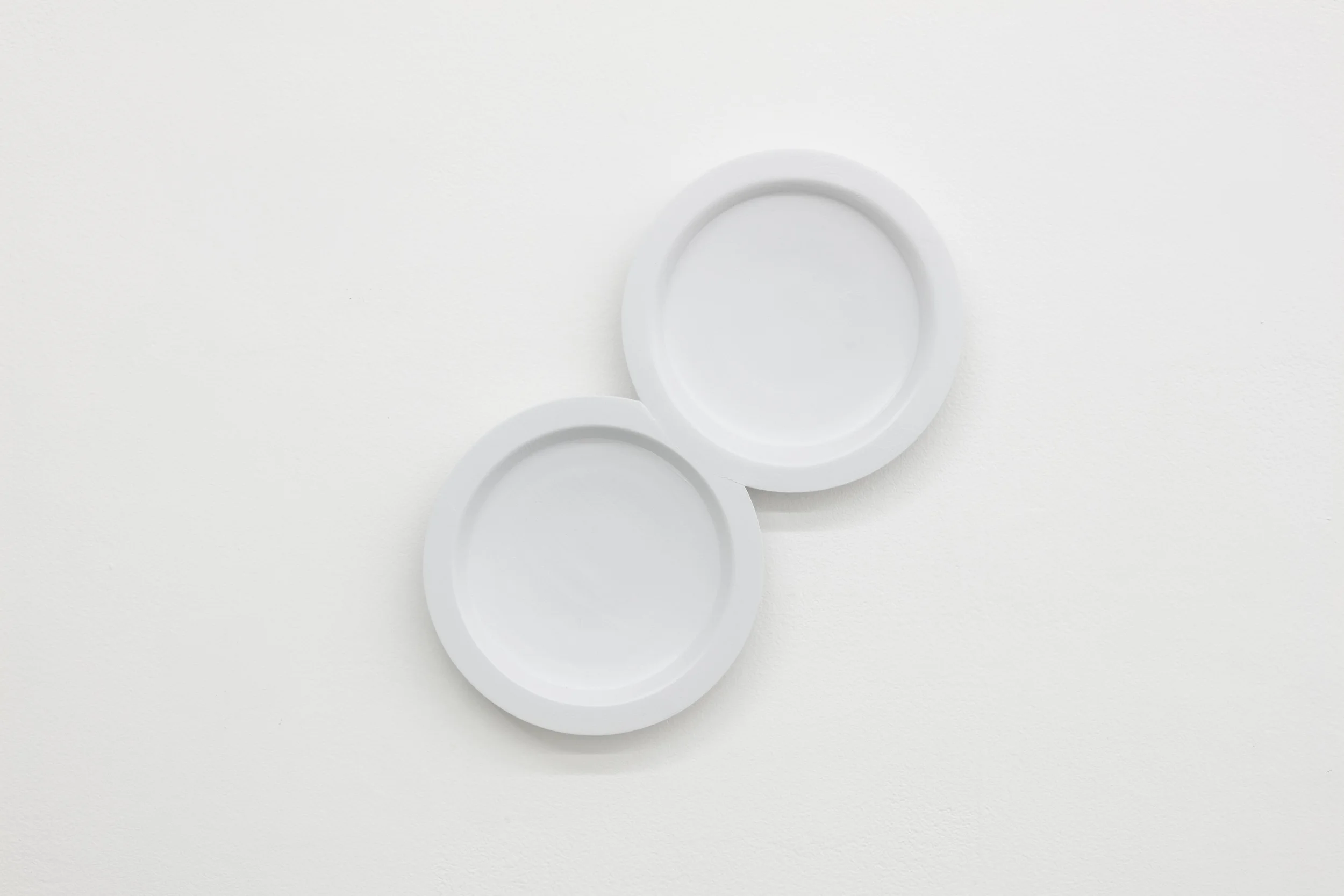 Place Setting (facing), acrylic on wood (west wall)