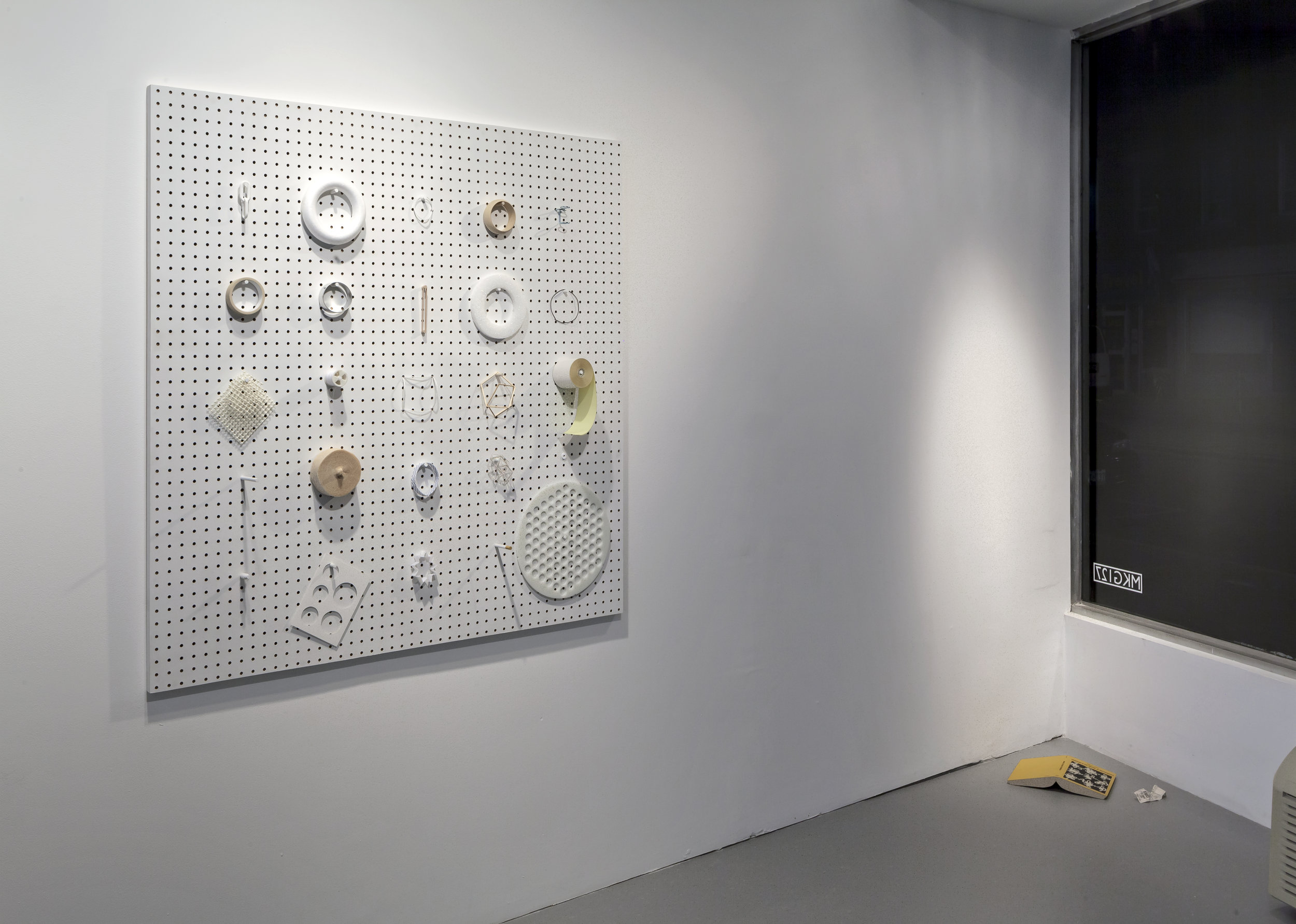Pegboard Constallation, various materials, 2013