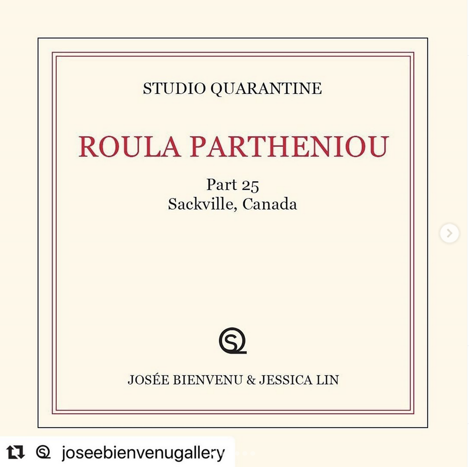 Studio Quarantine Part 25, a series by Josee Bienvenu Gallery